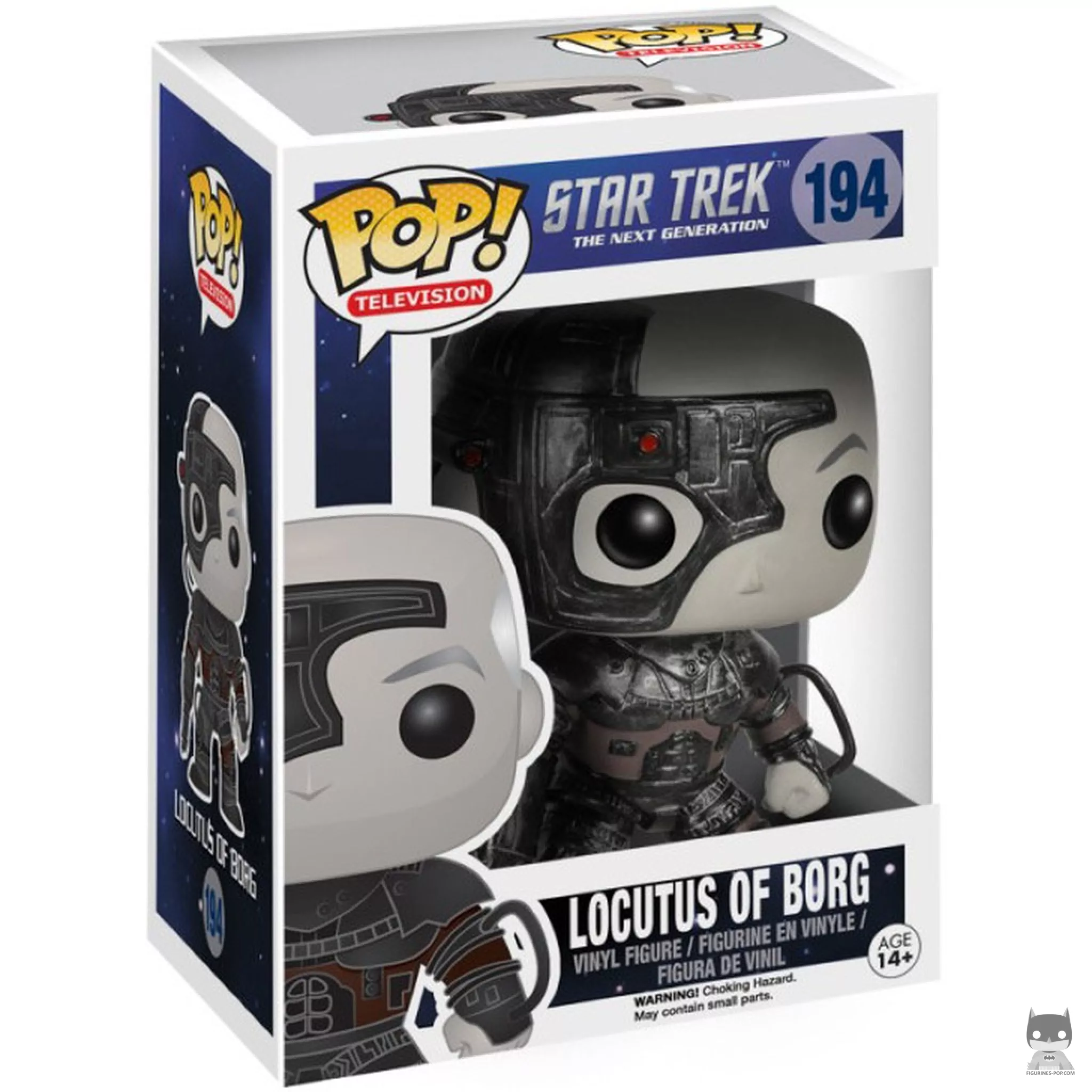 Locutus of Borg Funko Pop! figure in its box