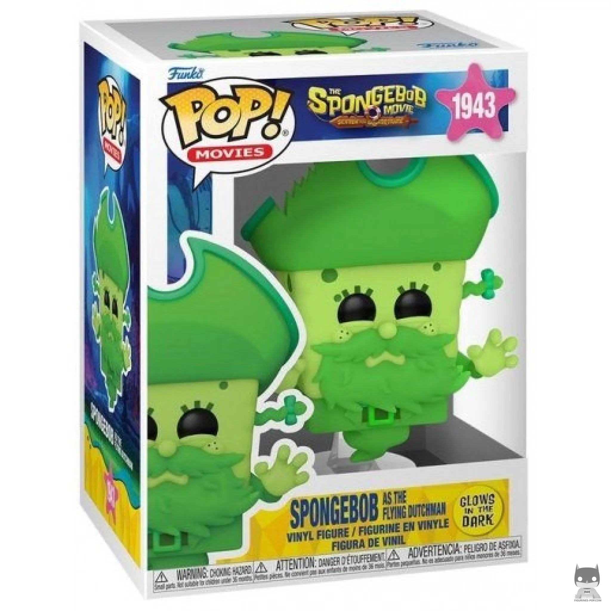 SpongeBob (Glow in the Dark) Funko Pop! figure in its box