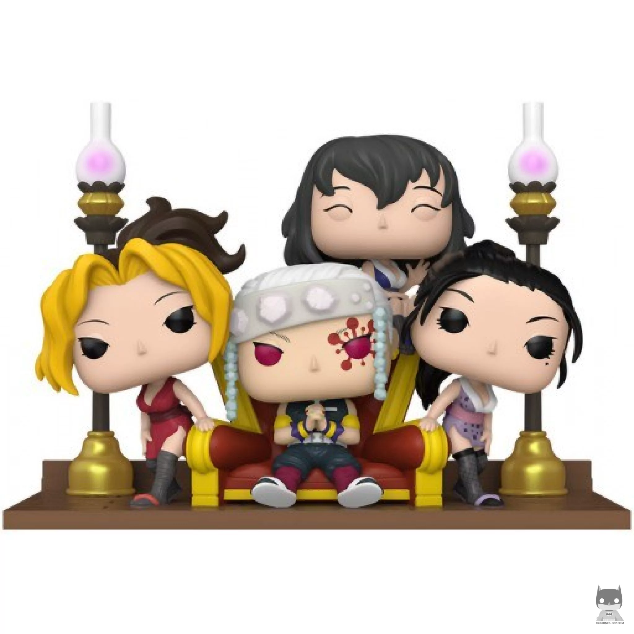 Tengen with his Wives Funko Pop! figure (Demon Slayer)
