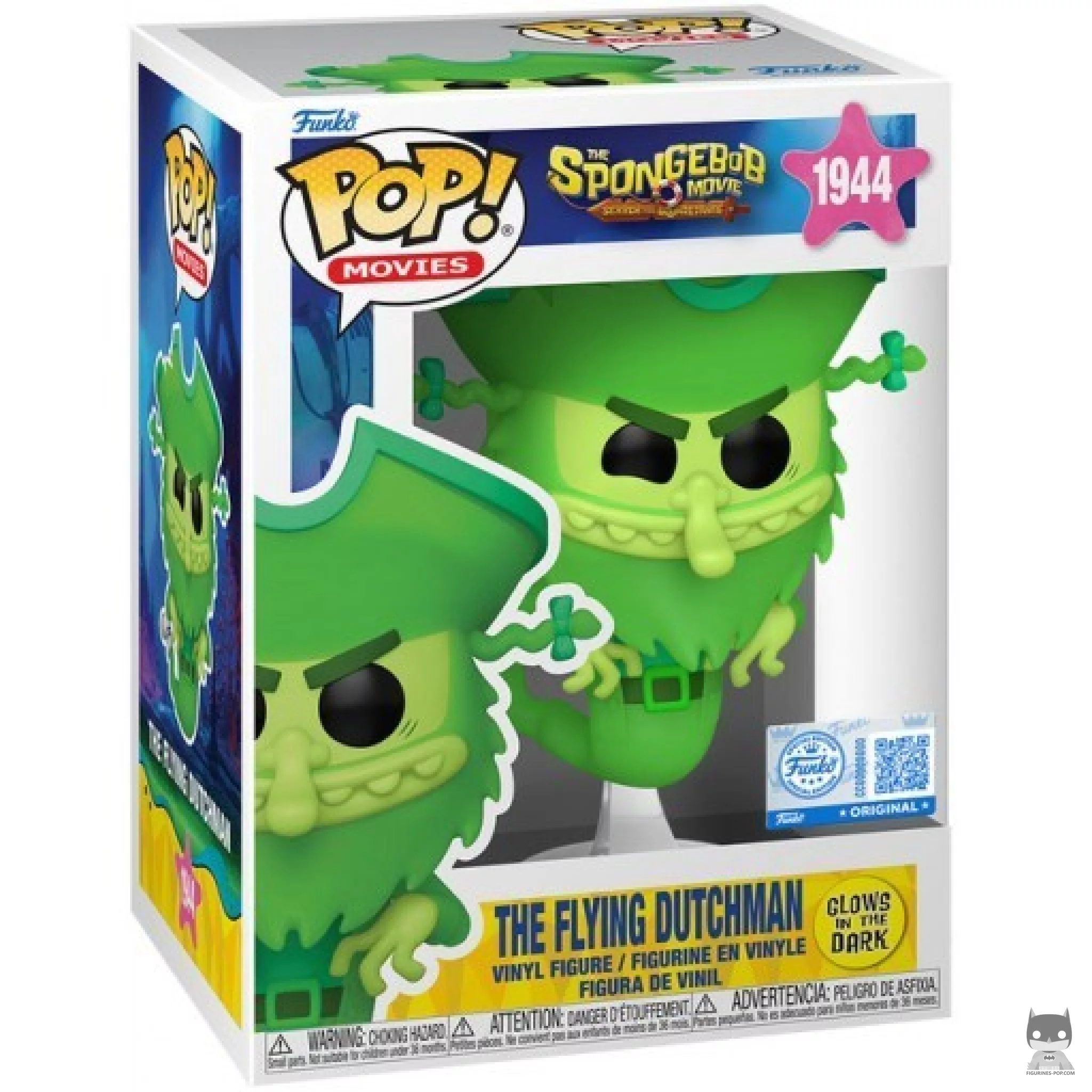 The Flying Dutchman (Glow in the Dark) Funko Pop! figure in its box