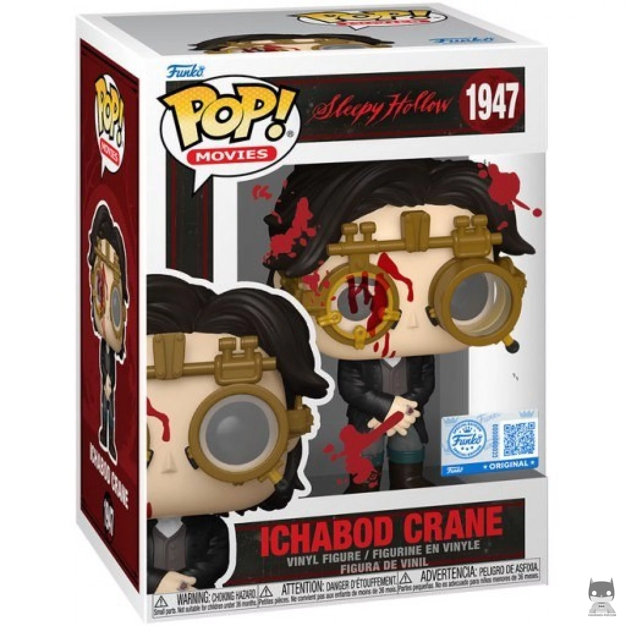 Ichabod Crane (Bloody) Funko Pop! figure in its box
