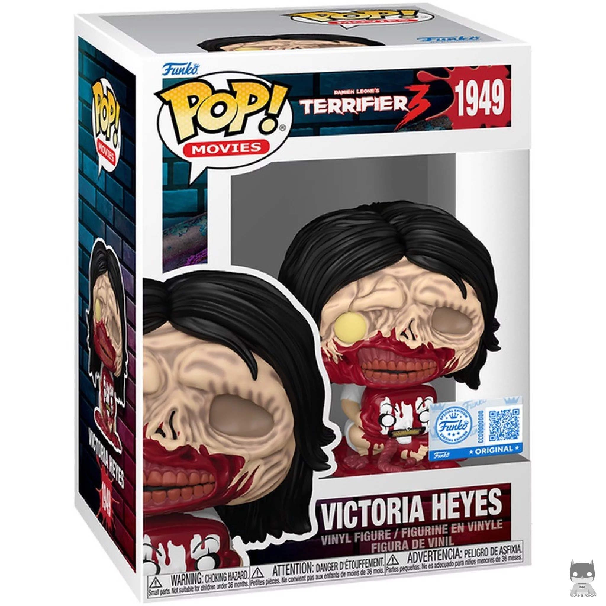 Victoria Heyes Funko Pop! figure in its box