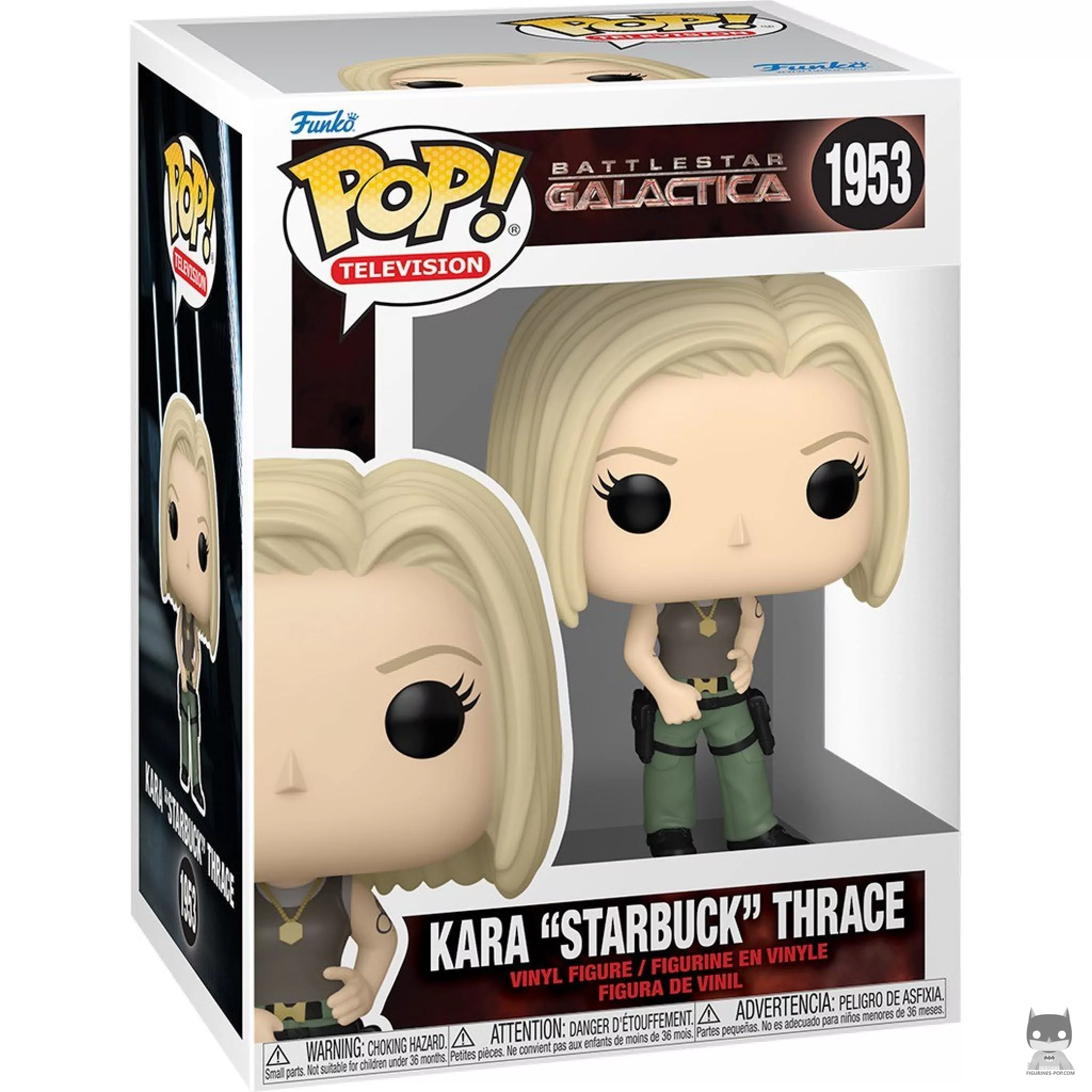 Kara "Starbuck" Thrace Funko Pop! figure in its box