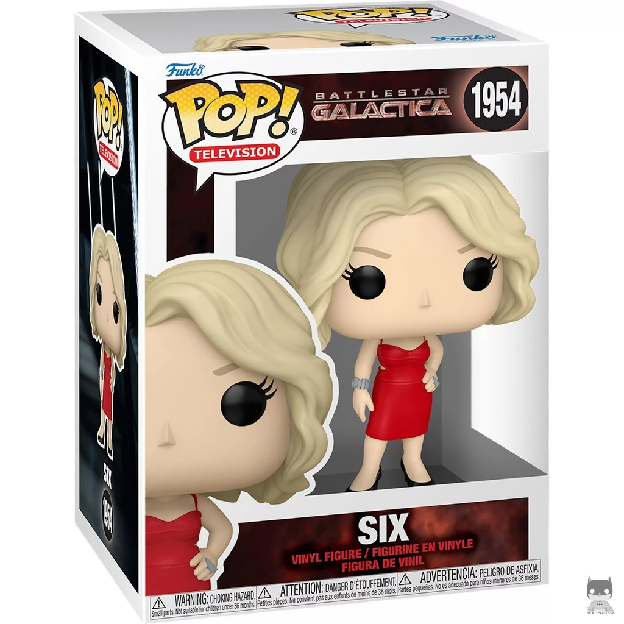 Six Funko Pop! figure in its box