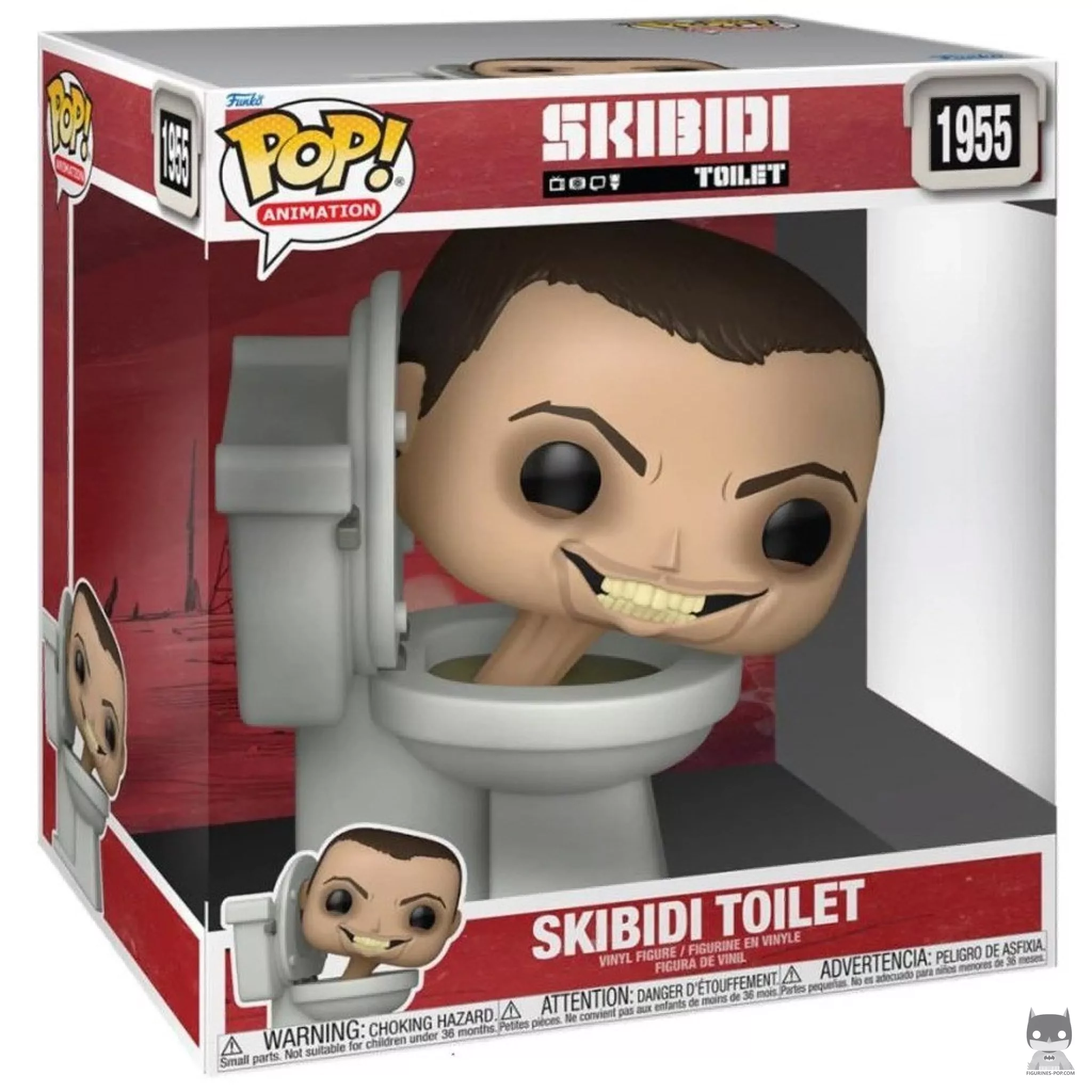 Jumbo Skibidi Toilet Funko Pop! figure in its box