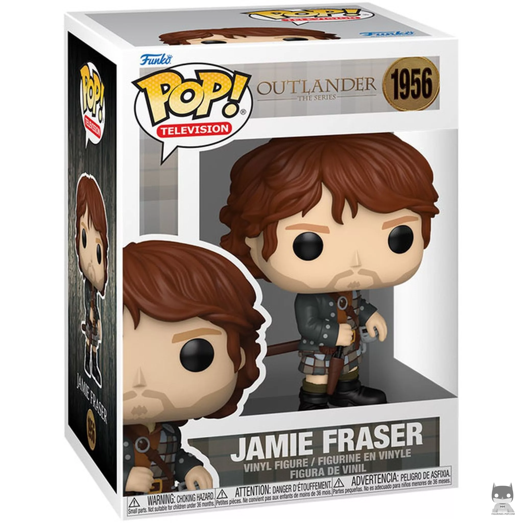 Jamie Fraser Funko Pop! figure in its box