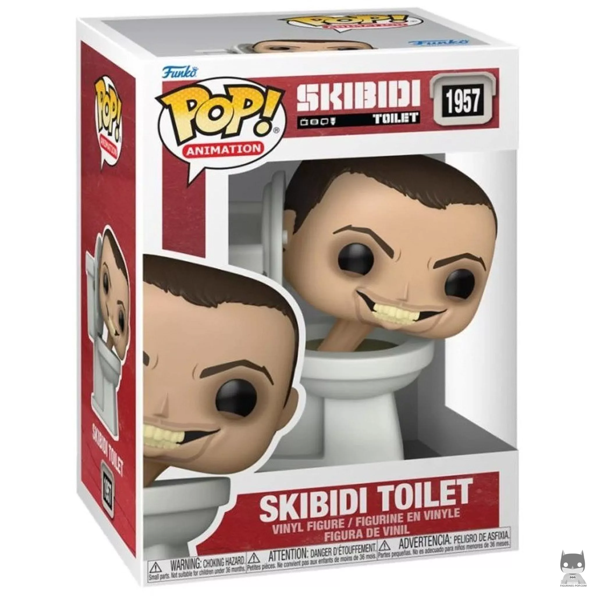 Skibidi Toilet Funko Pop! figure in its box