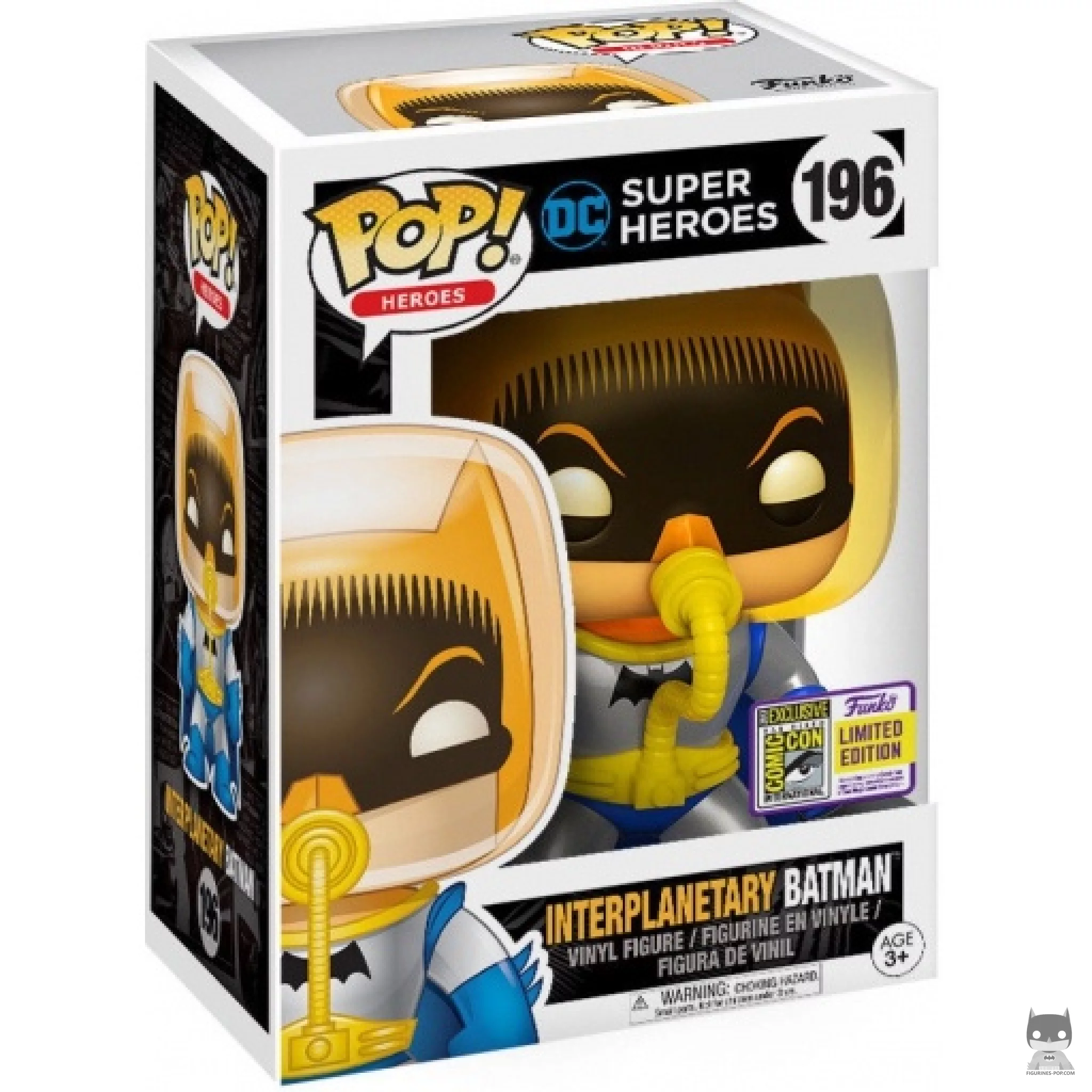 Interplanetary Batman Funko Pop! figure in its box
