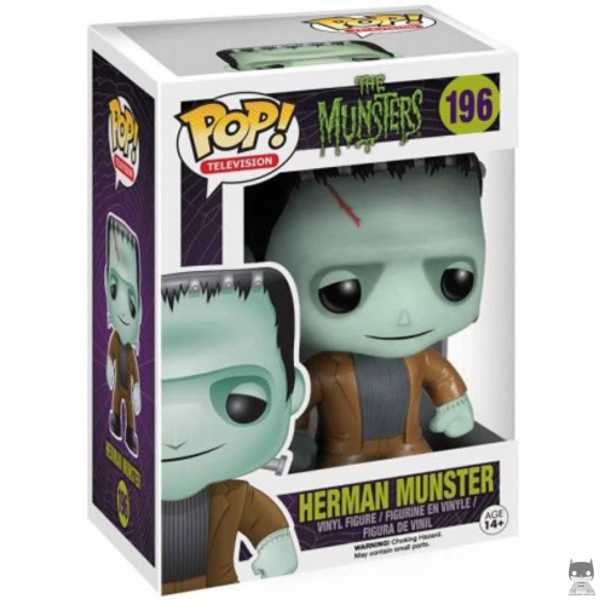 Herman Munster Funko Pop! figure in its box