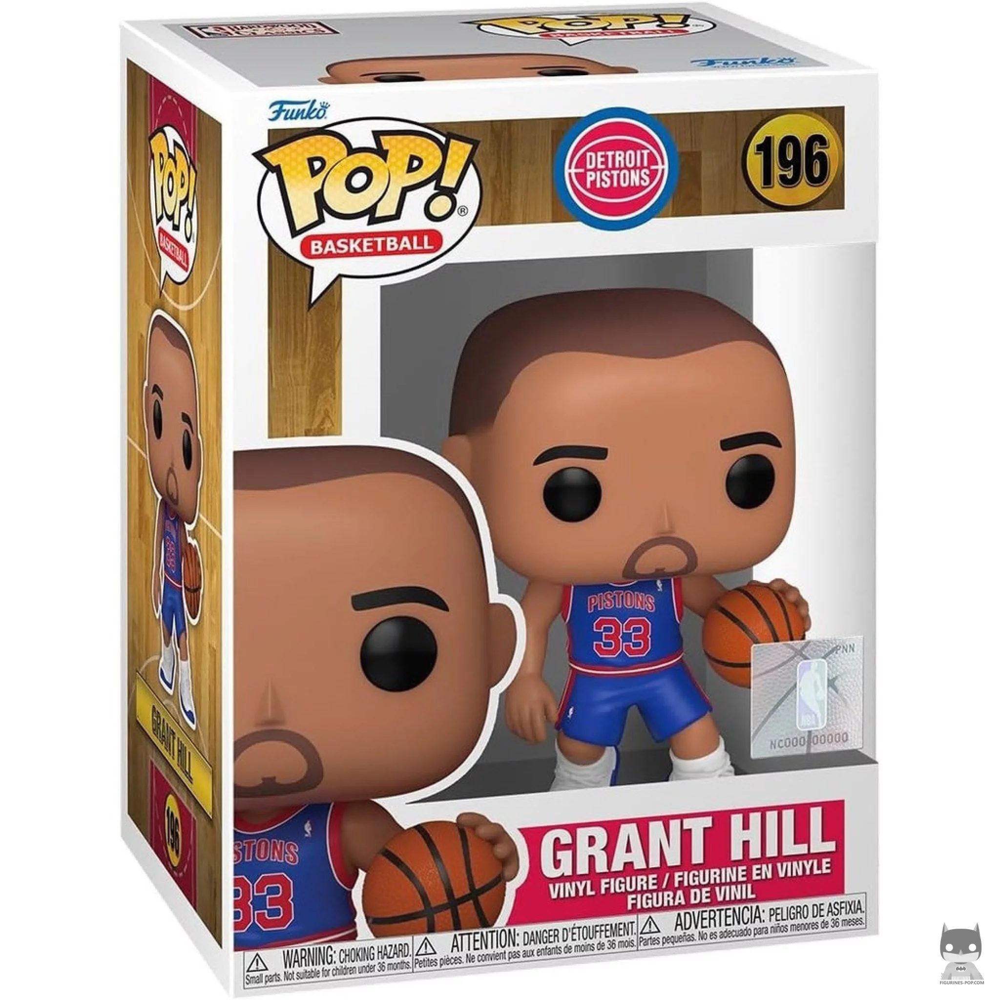 Grant Hill (Rookie Season) Funko Pop! figure in its box
