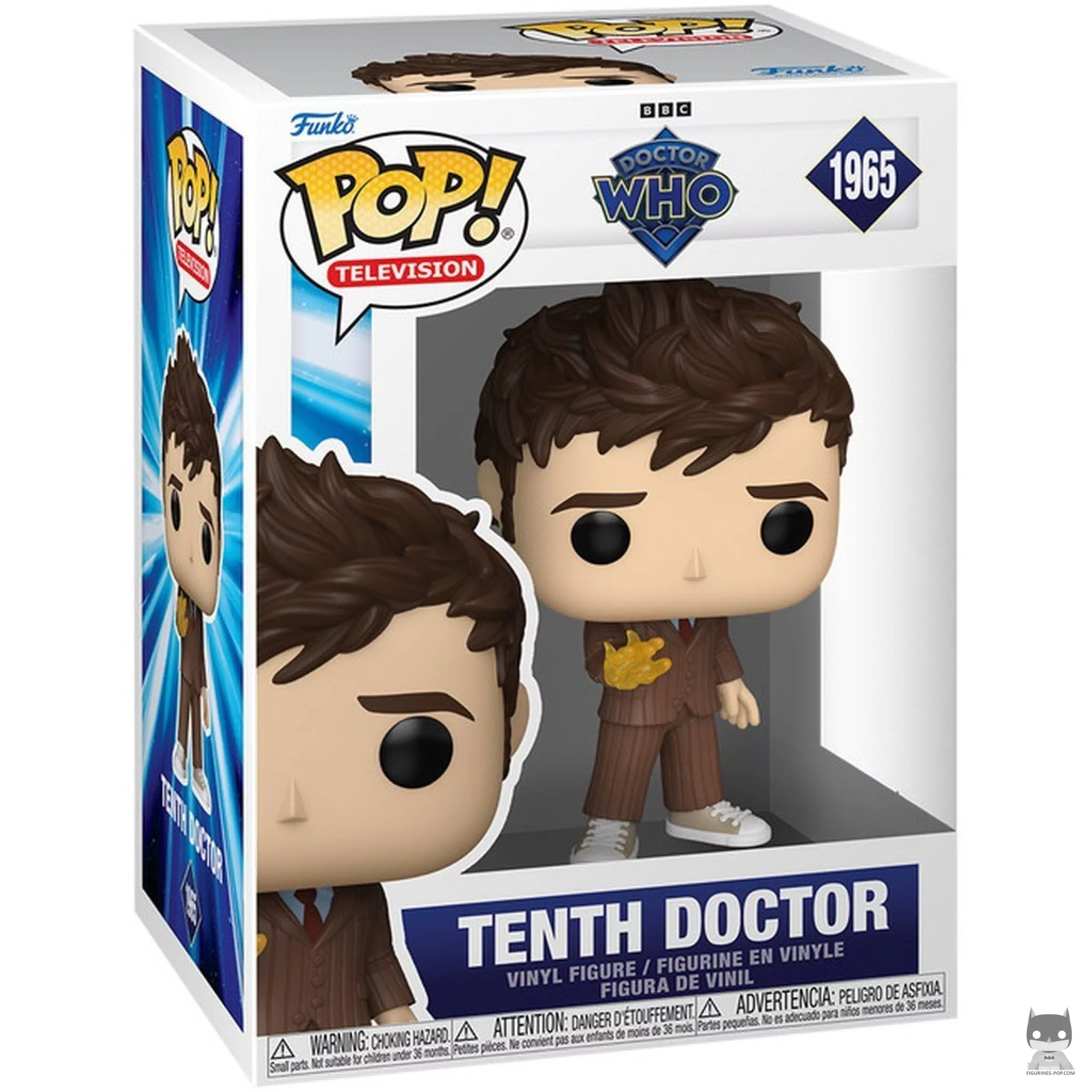 Tenth Doctor Funko Pop! figure in its box
