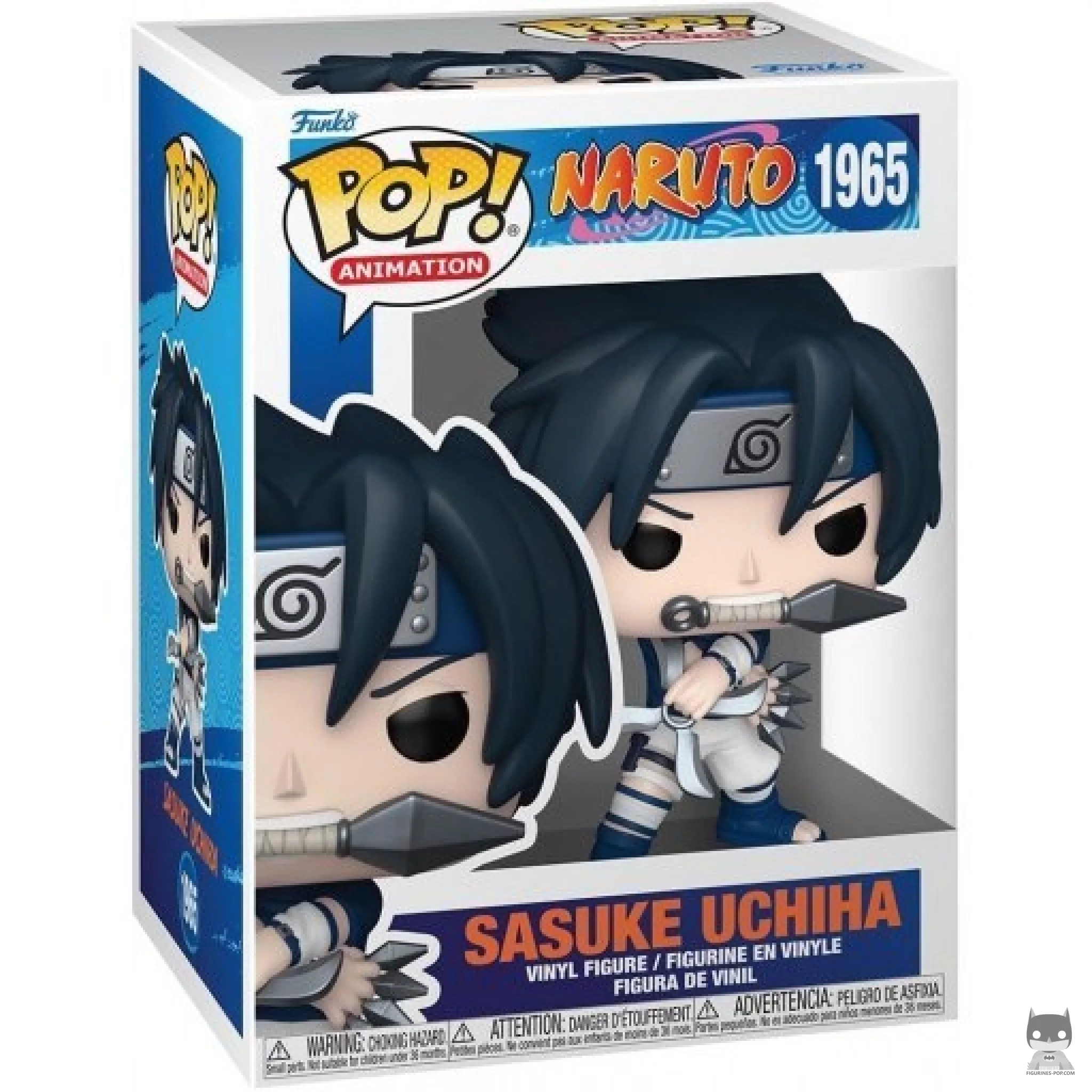 Sasuke Uchiha Funko Pop! figure in its box