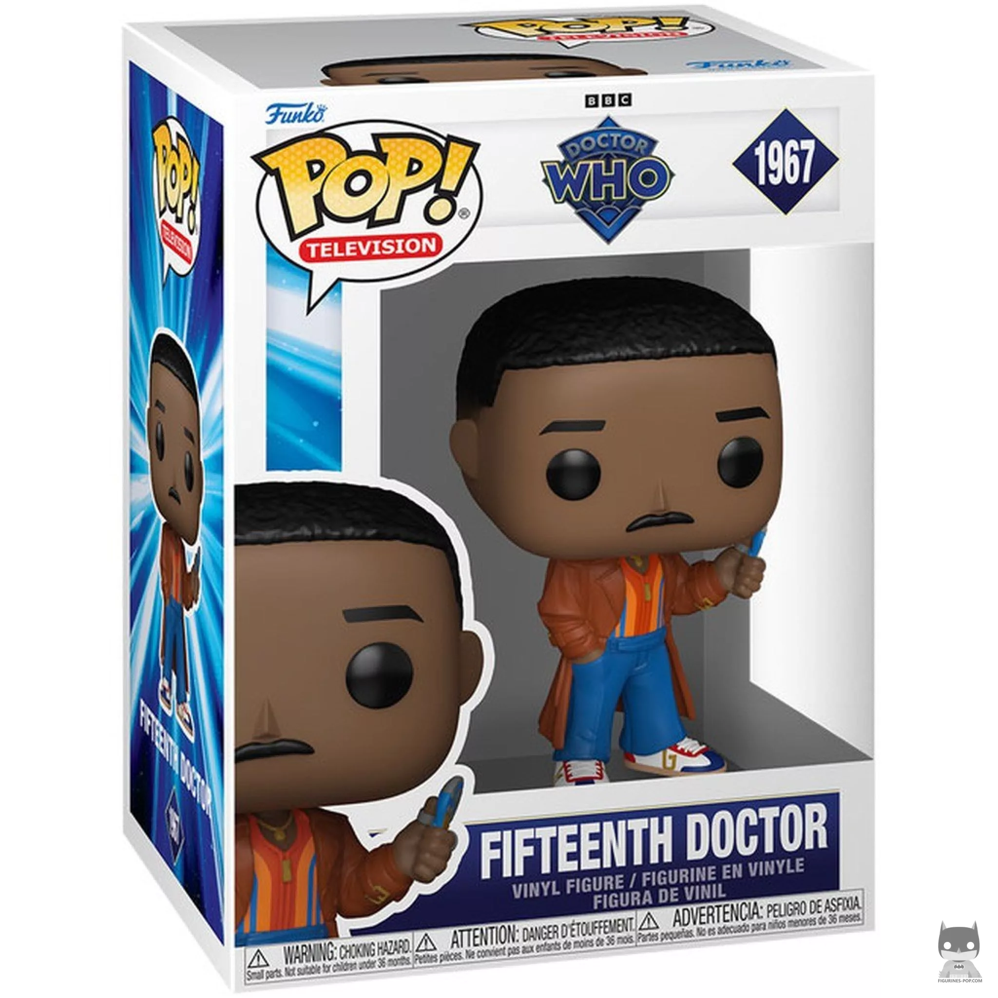 Fifteenth Doctor Funko Pop! figure in its box