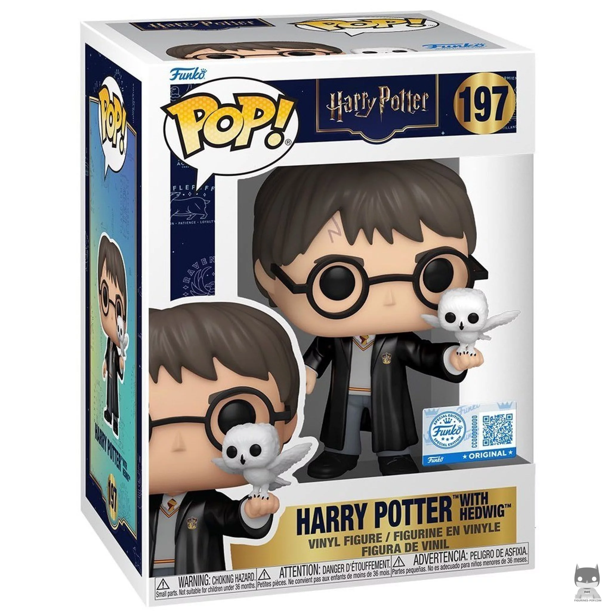Harry Potter with Hedwig Funko Pop! figure in its box