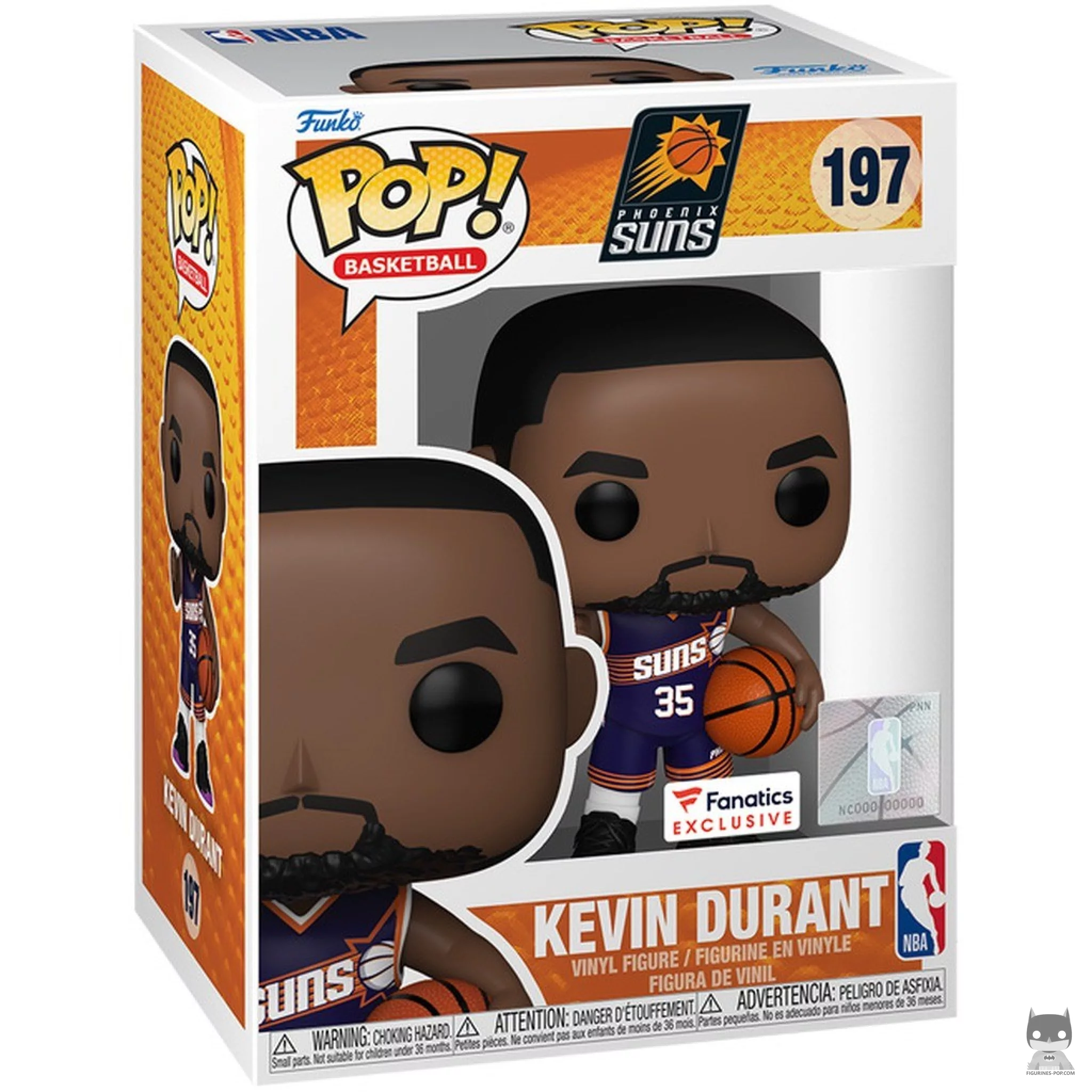 Kevin Durant (Icon Edition) Funko Pop! figure in its box