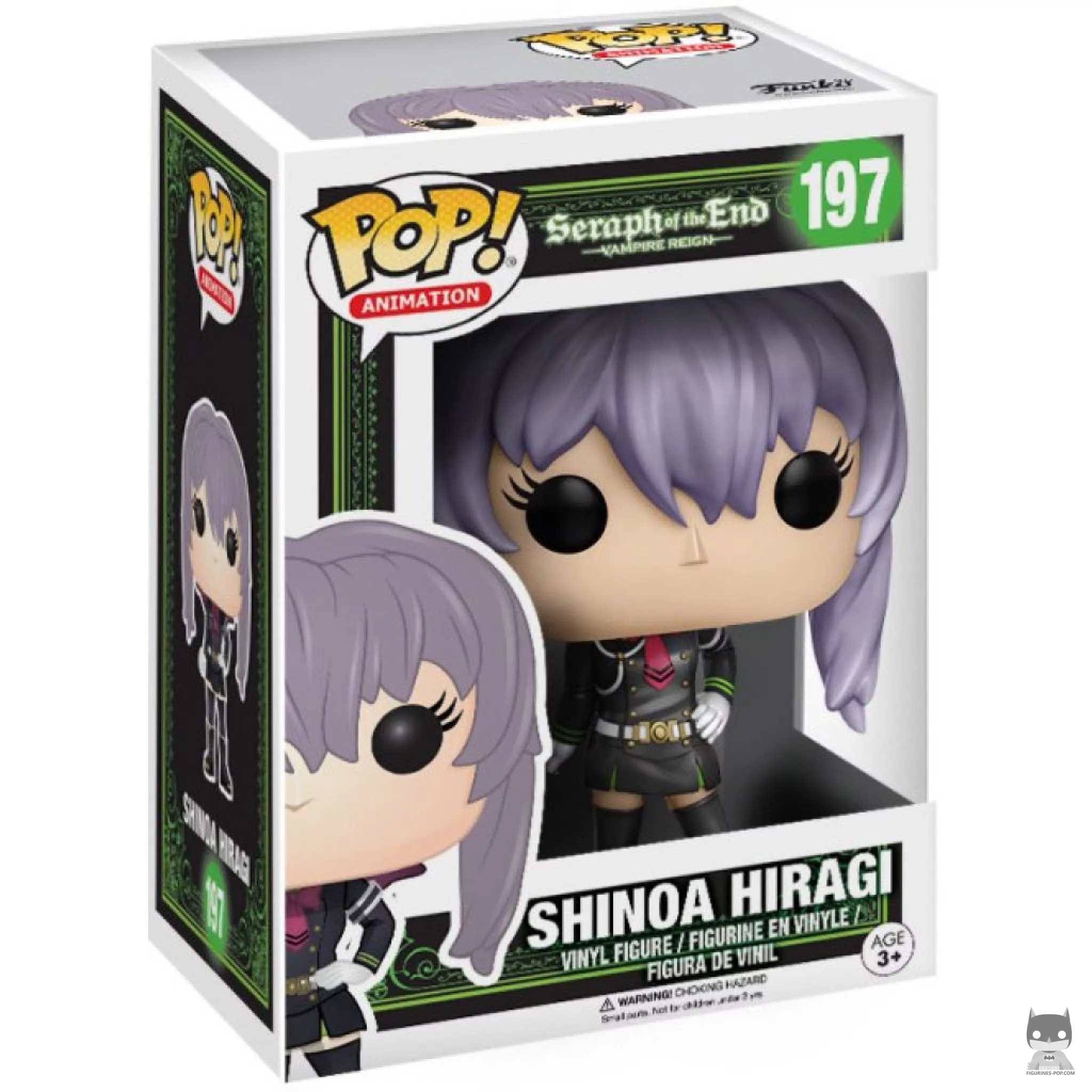 Shinoa Hiragi Funko Pop! figure in its box