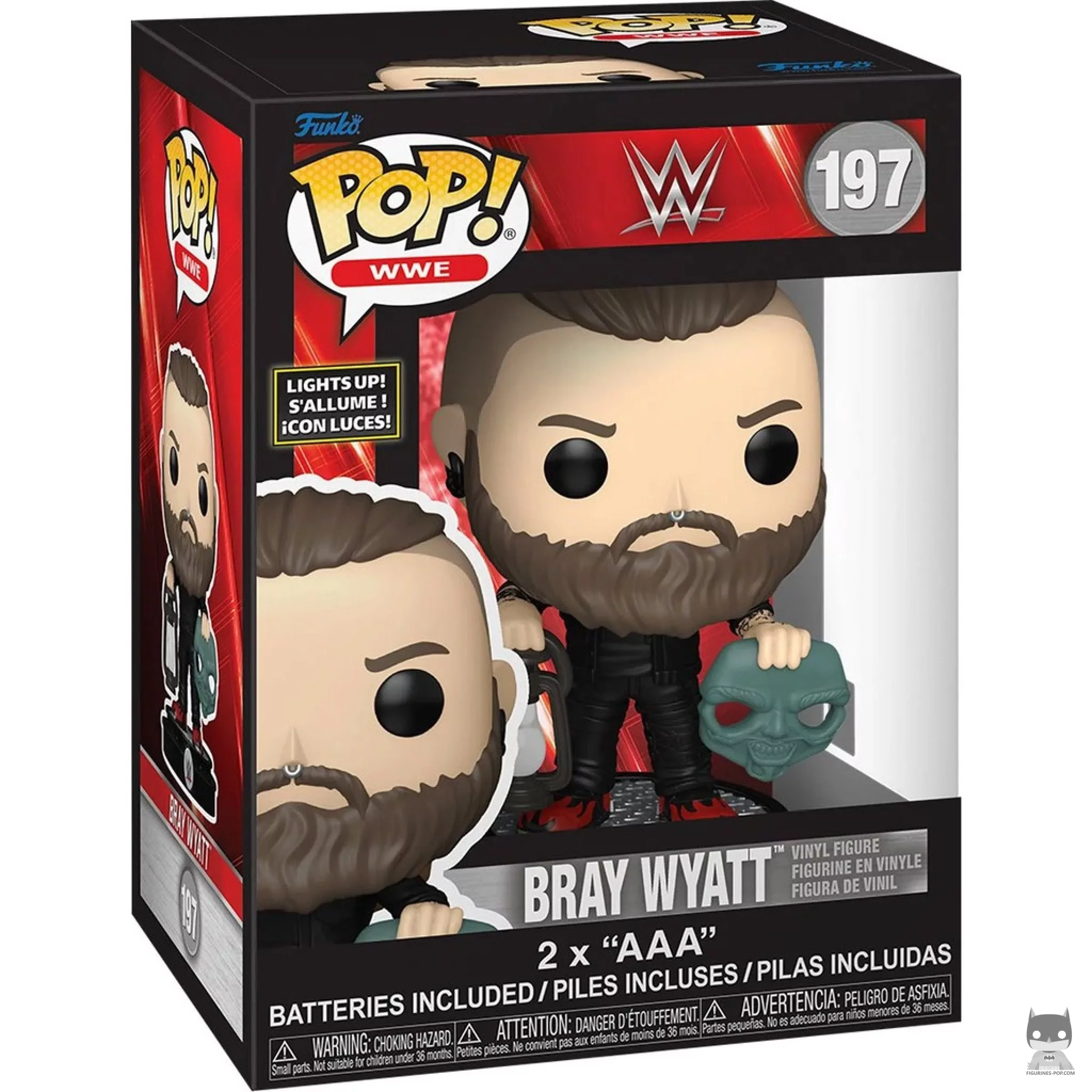 Bray Wyatt (Lights & Sound) Funko Pop! figure in its box