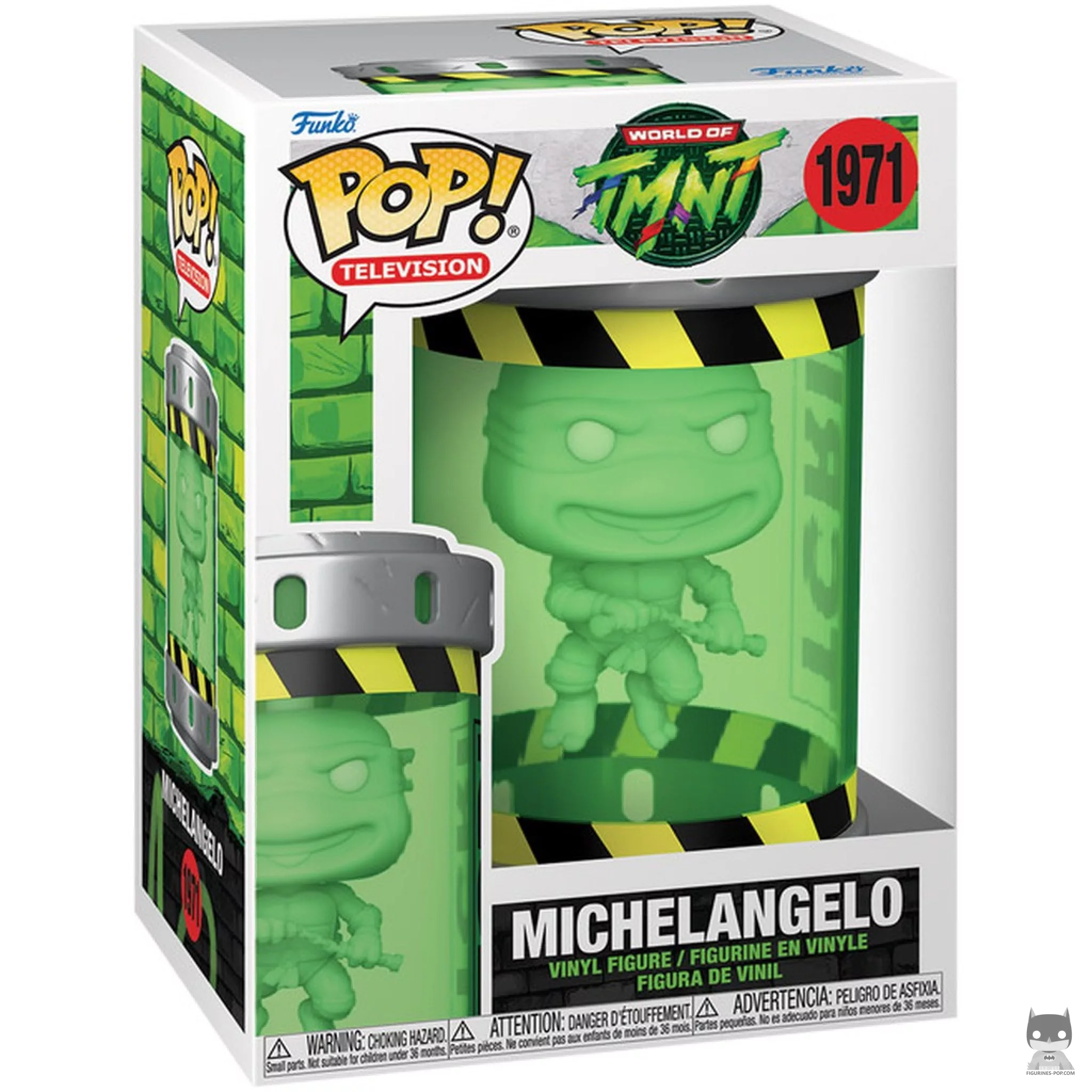 Michelangelo (Ooze Canister) Funko Pop! figure in its box