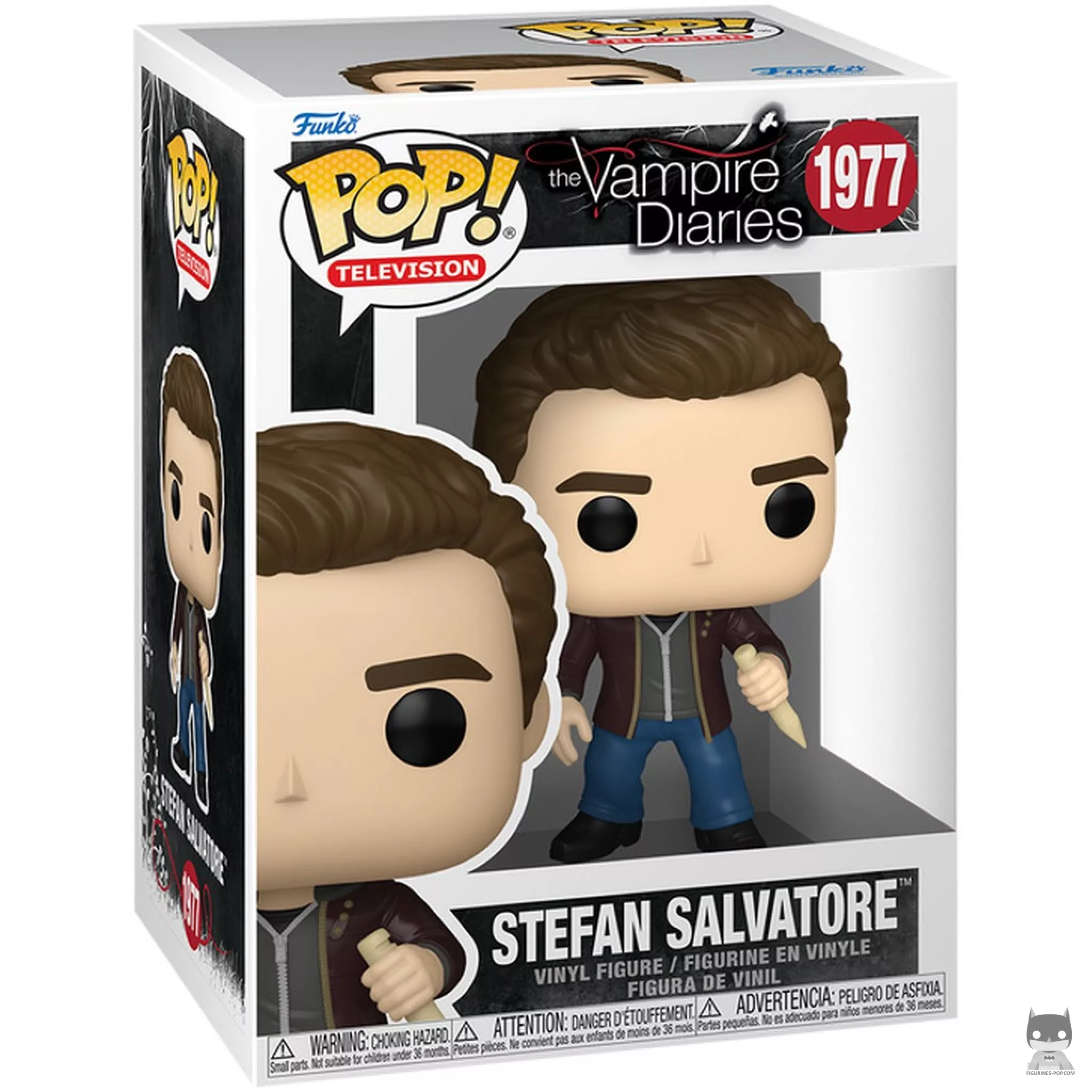 Stefan Salvatore Funko Pop! figure in its box