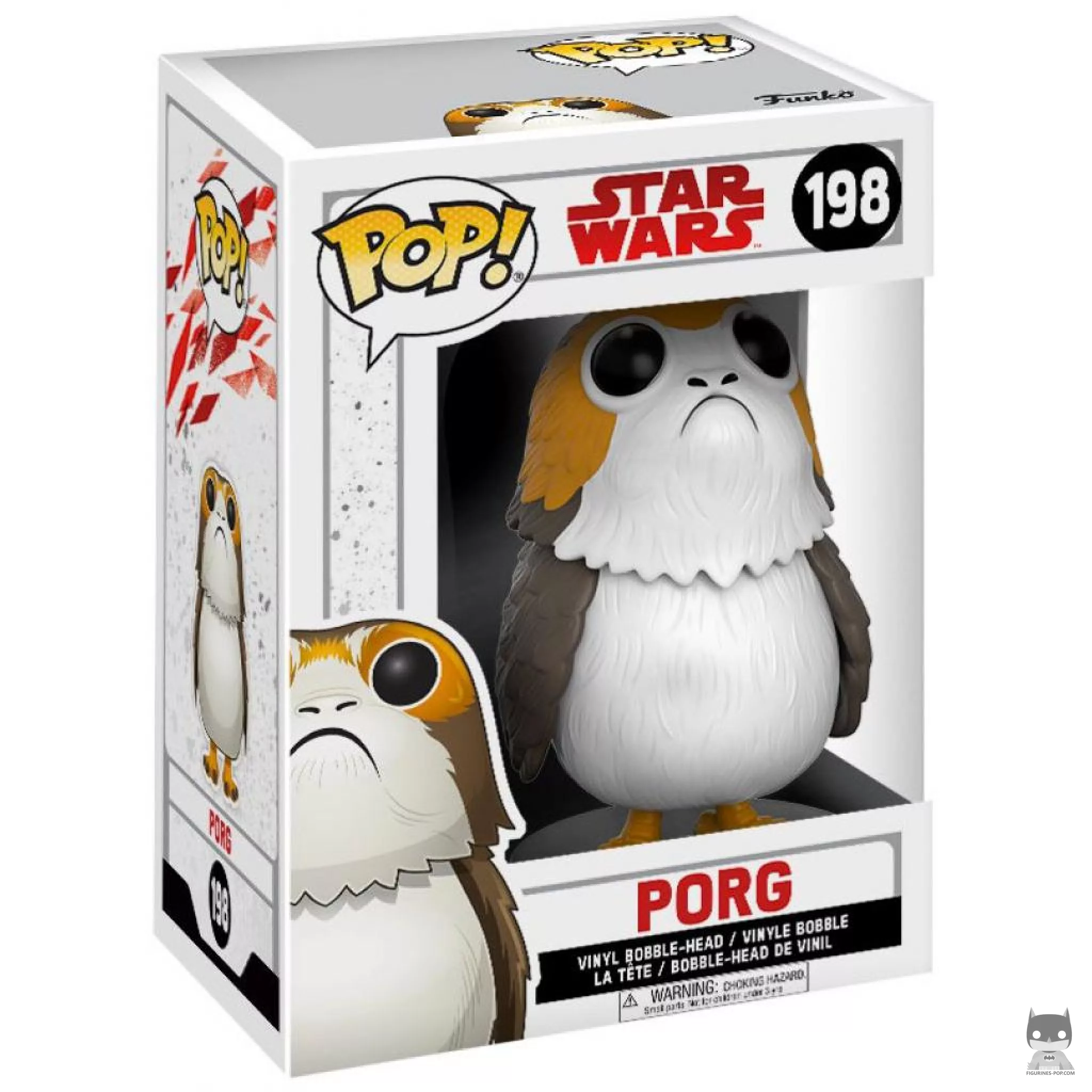 Porg Funko Pop! figure in its box