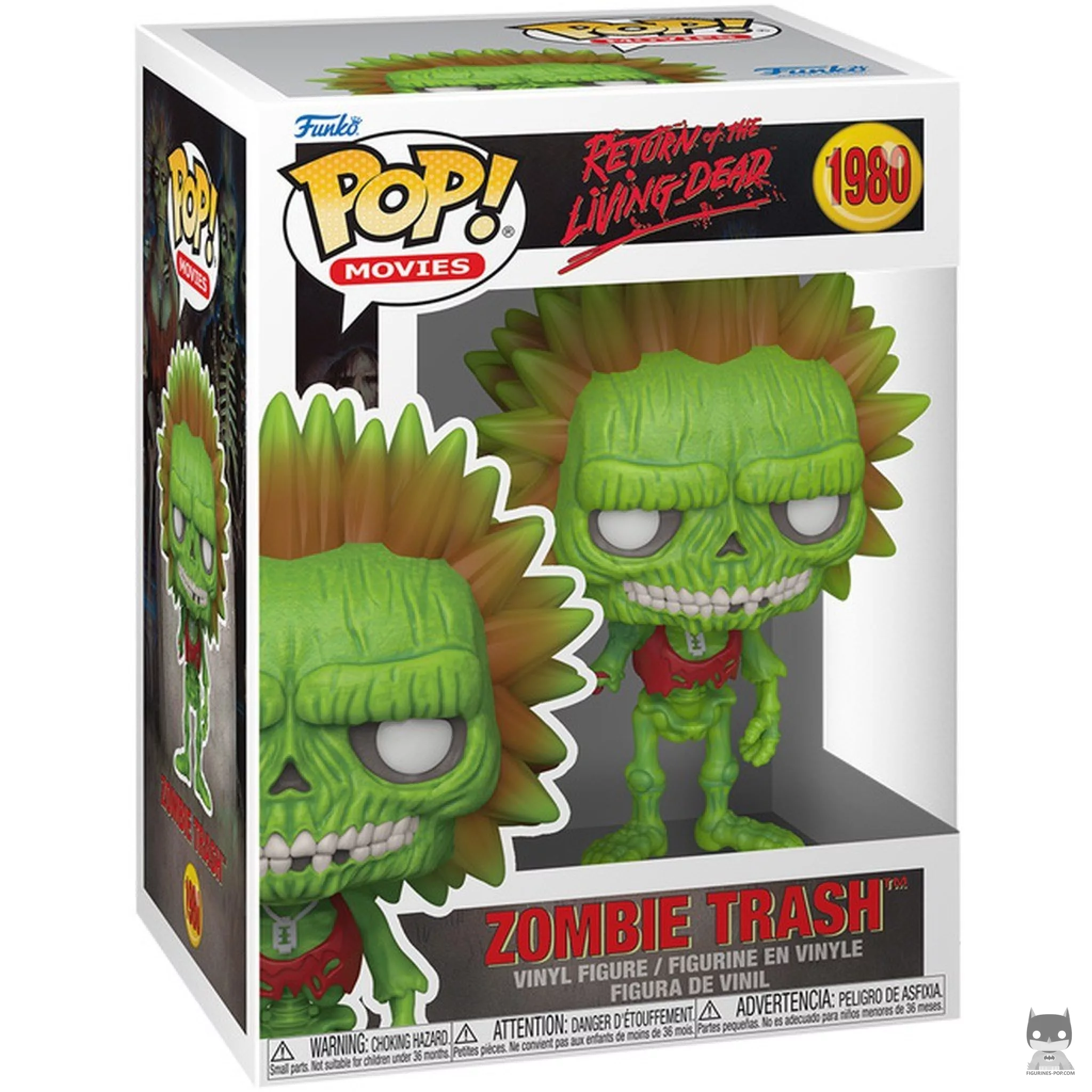 Zombie Trash Funko Pop! figure in its box