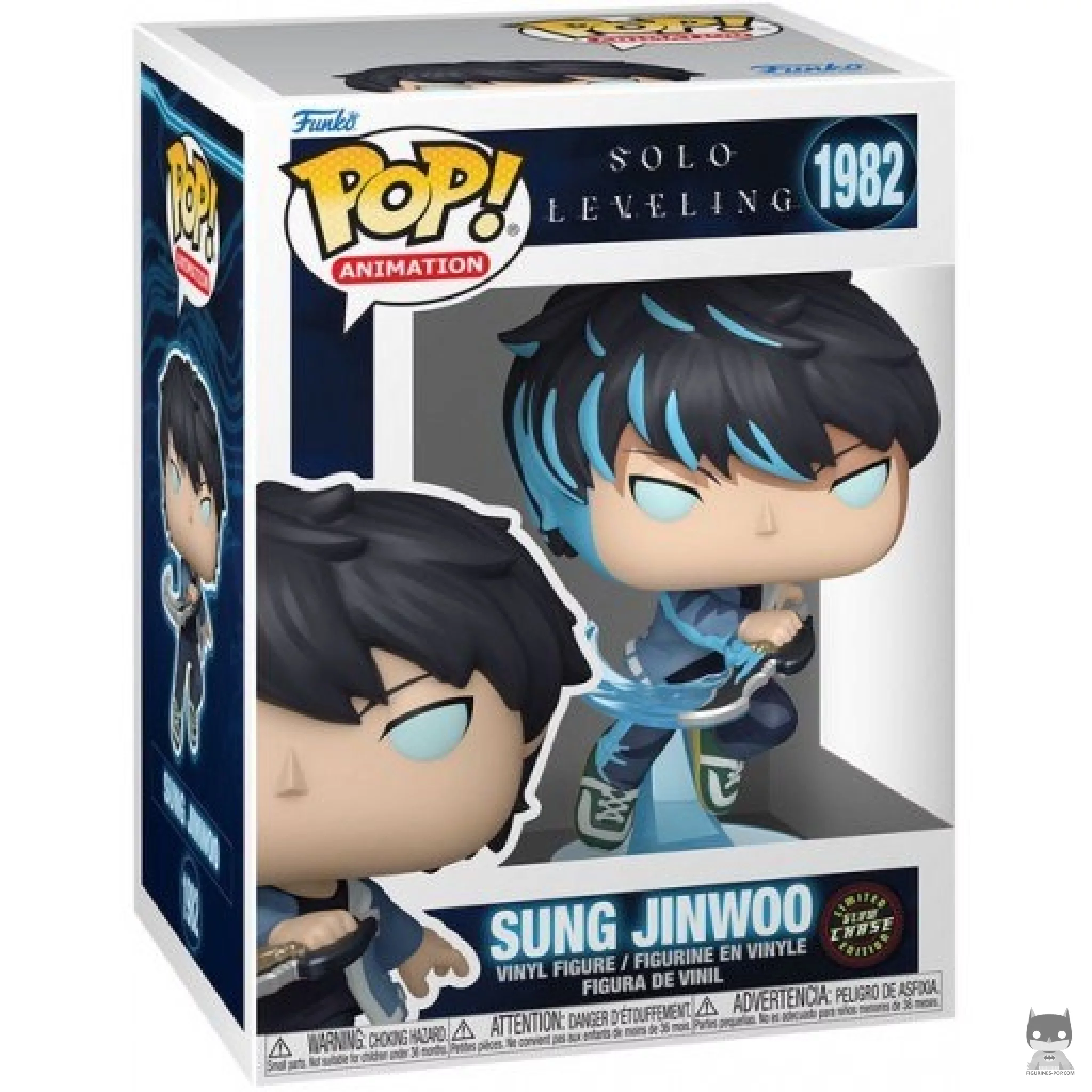 Sung Jinwoo (Chase & Glow in the Dark) Funko Pop! figure in its box