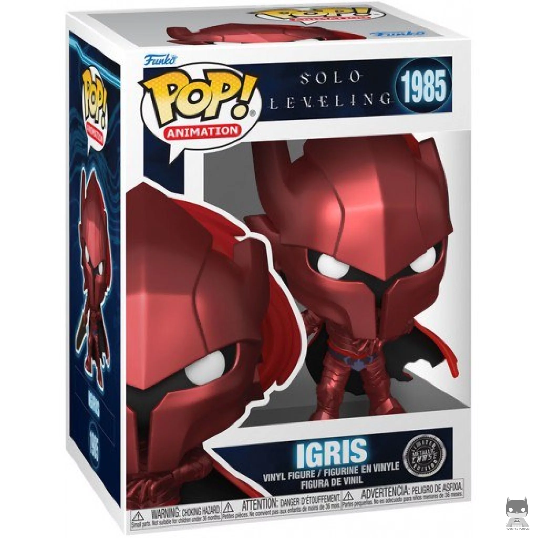 Igris (Chase & Metallic) Funko Pop! figure in its box
