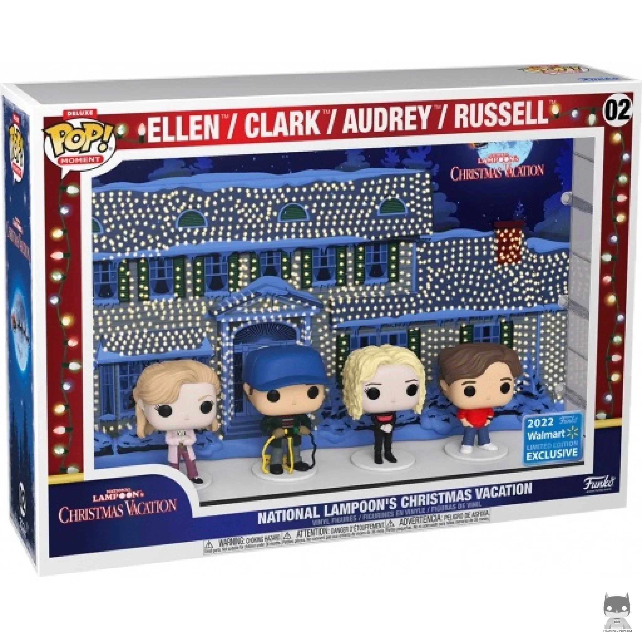 Ellen, Clark, Audrey & Russell Funko Pop! figure in its box