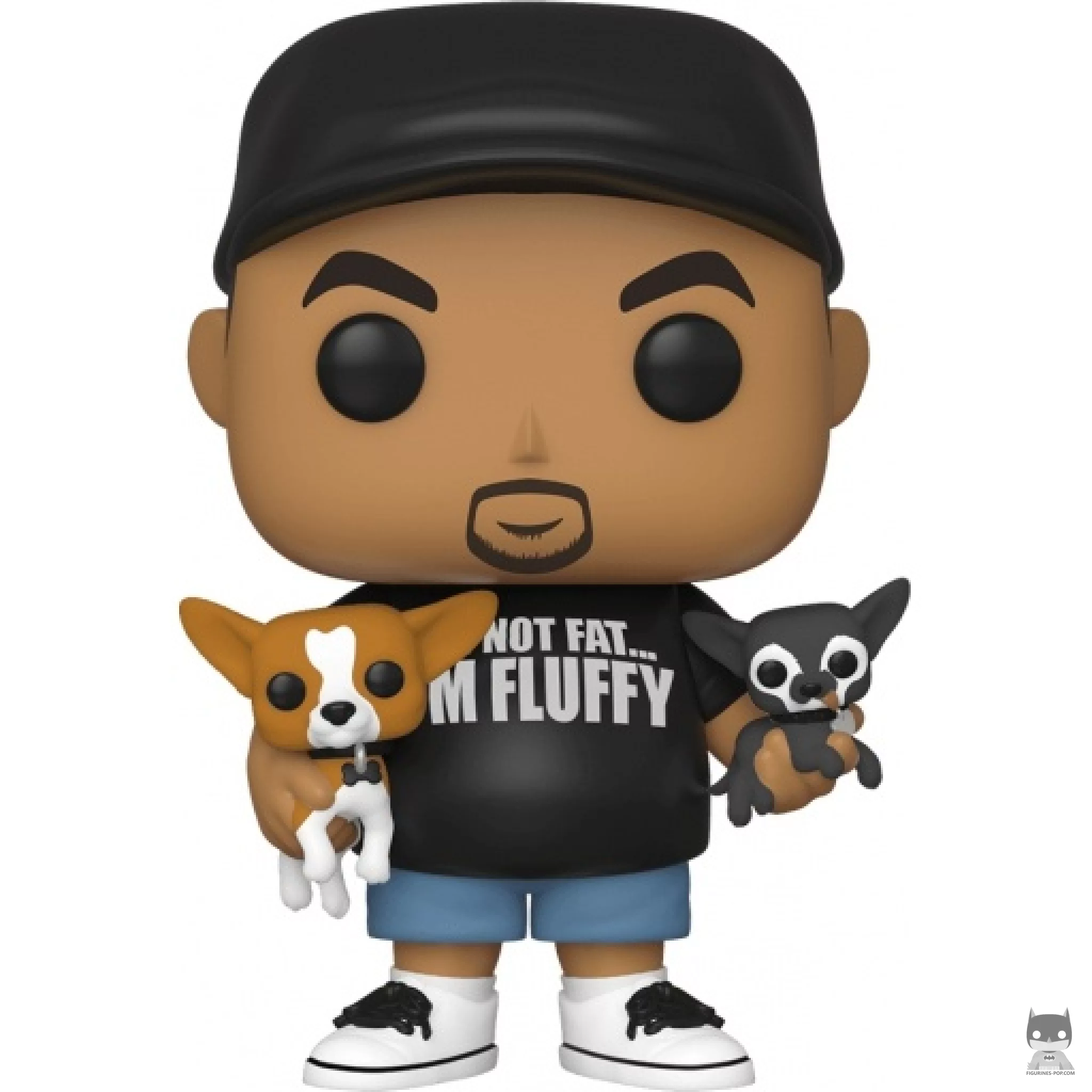 Gabriel "Fluffy" Iglesias with his Dogs Funko Pop! figure (Gabriel Iglesias)