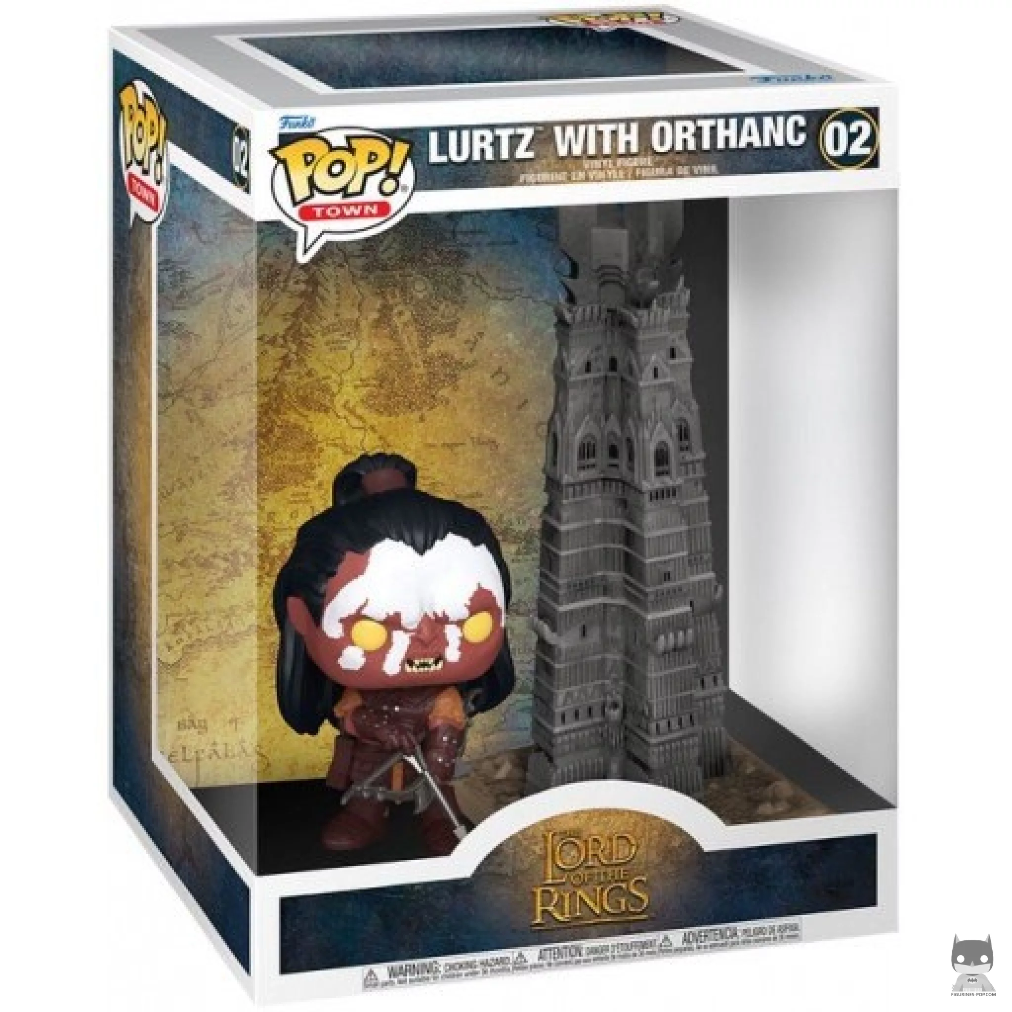 Lurtz with Orthanc Funko Pop! figure in its box