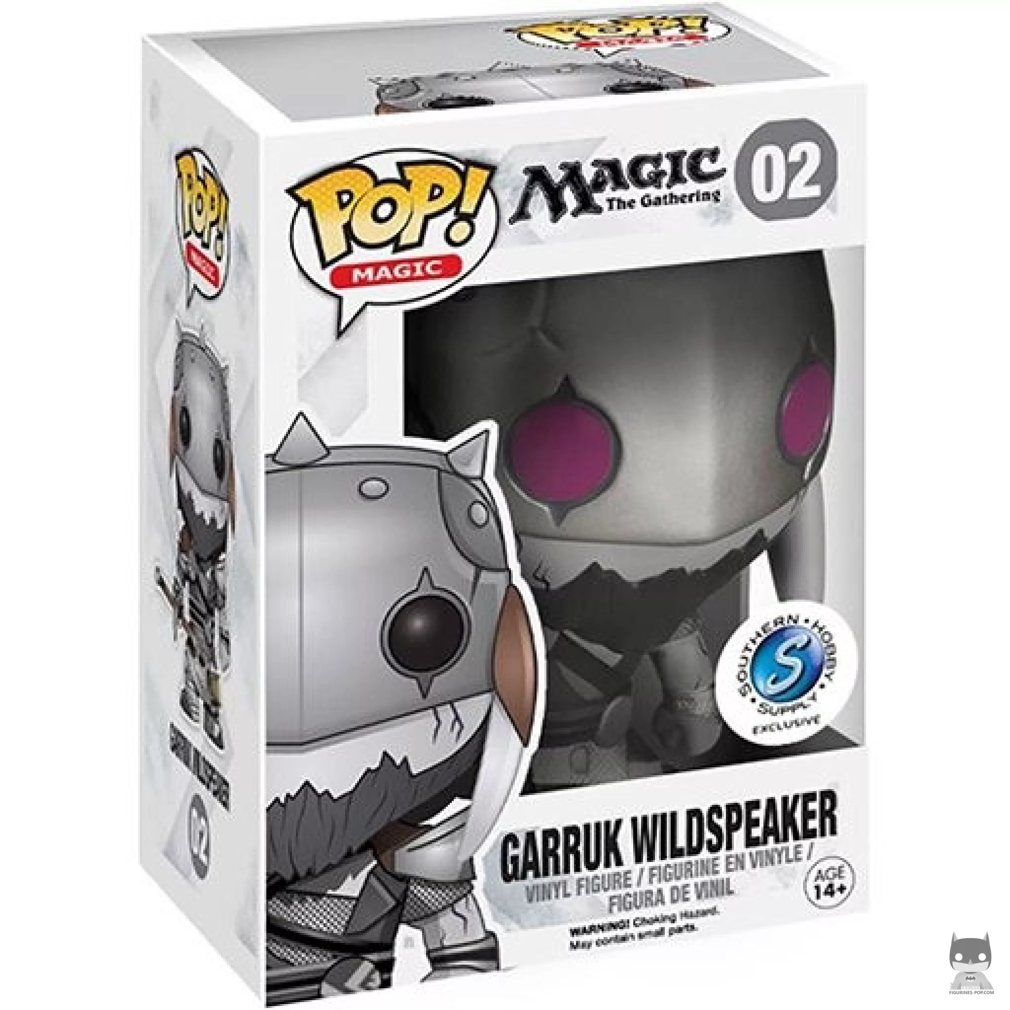 Garruk Wildspeaker (Purple Eyes) Funko Pop! figure in its box