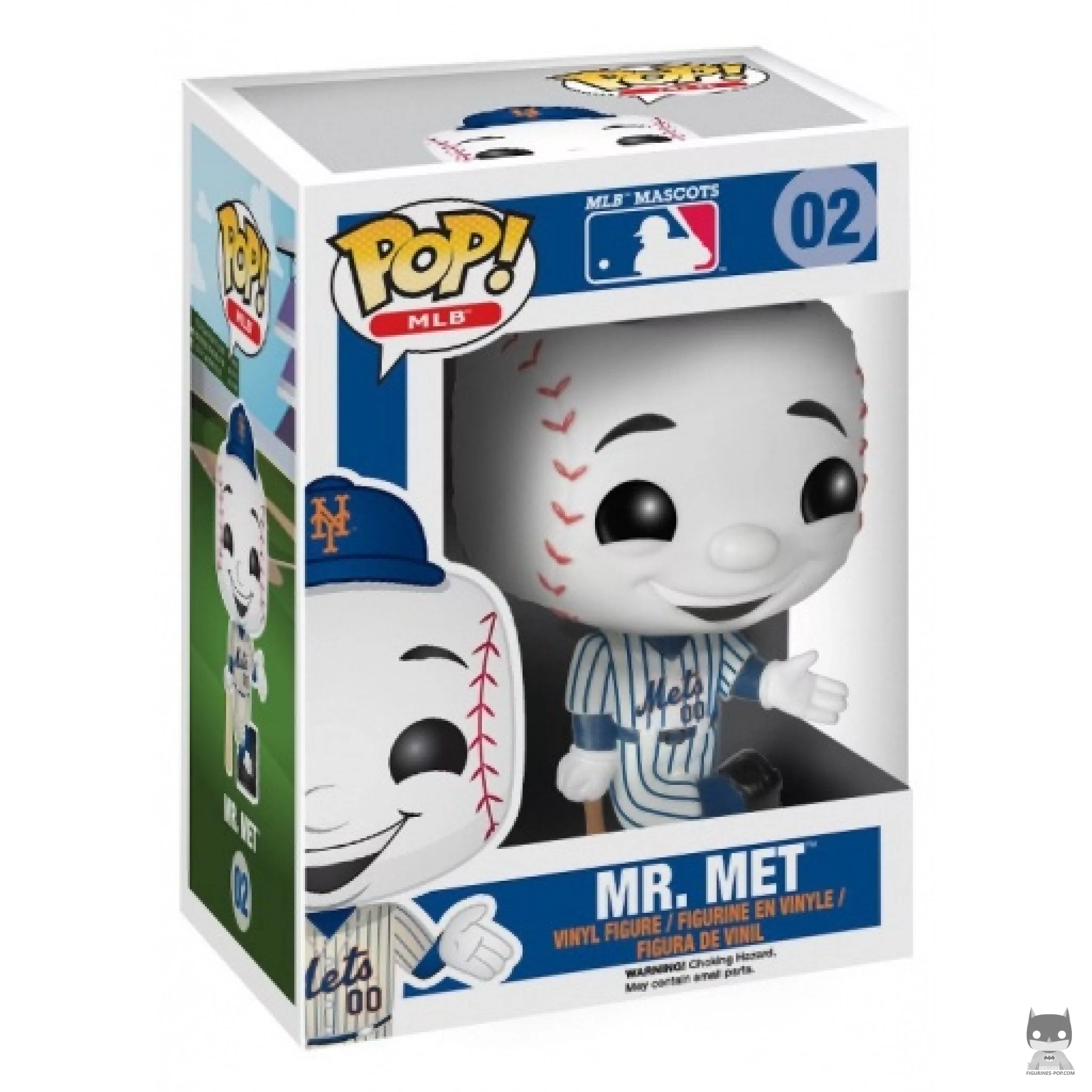 Mr. Met Funko Pop! figure in its box