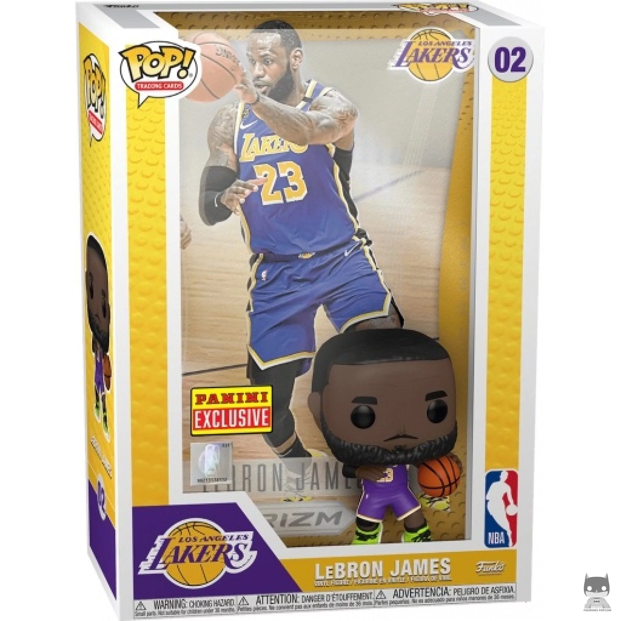 LeBron James (Gold) Funko Pop! figure in its box