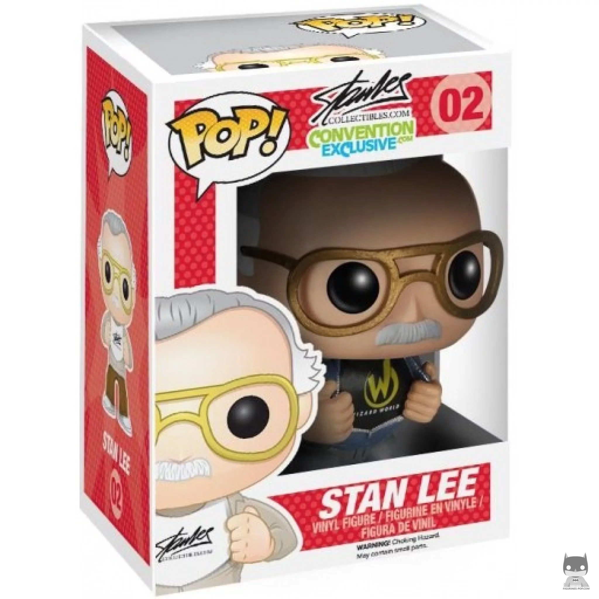 Stan Lee (Wizard World) Funko Pop! figure in its box