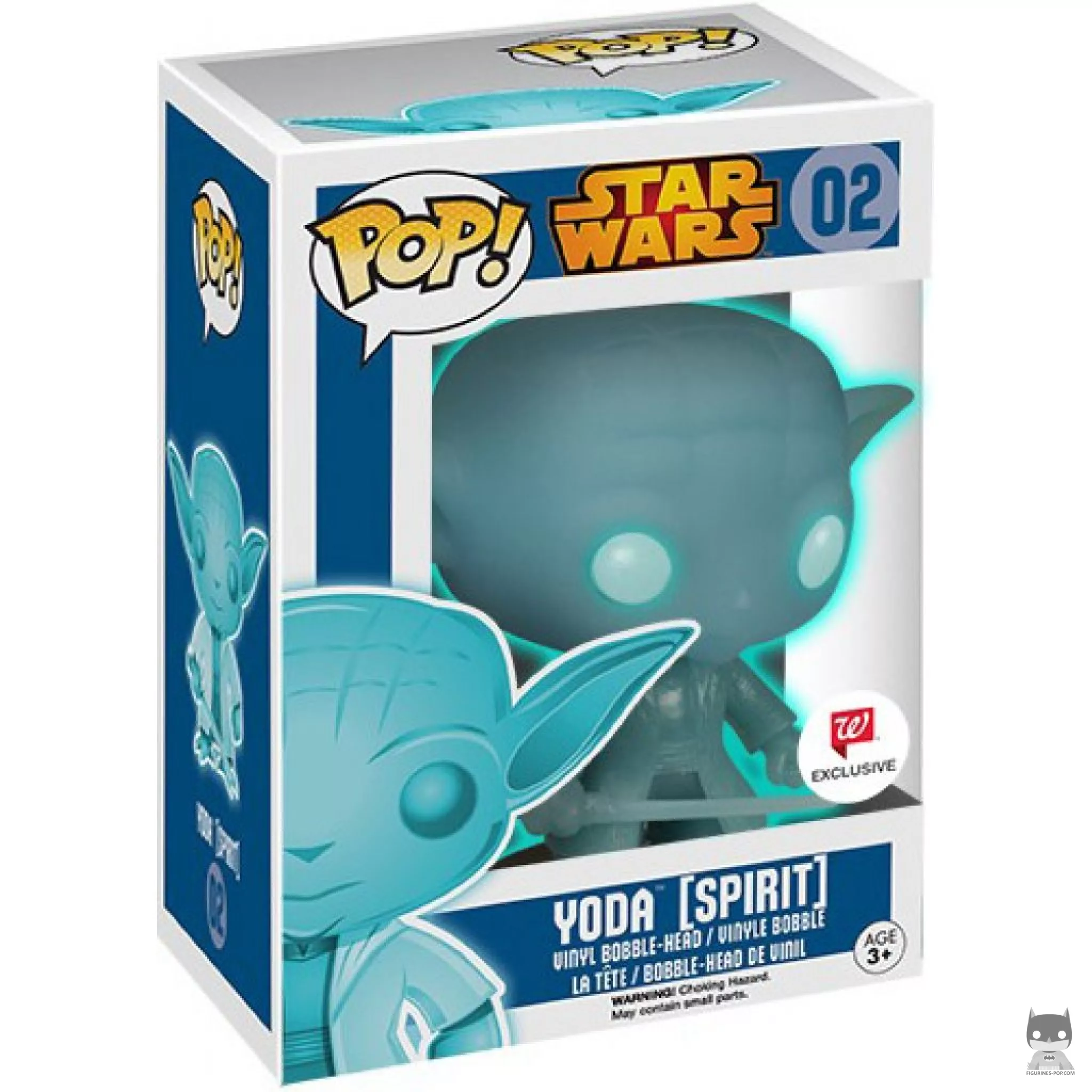 Yoda (Glow in the Dark) Funko Pop! figure in its box