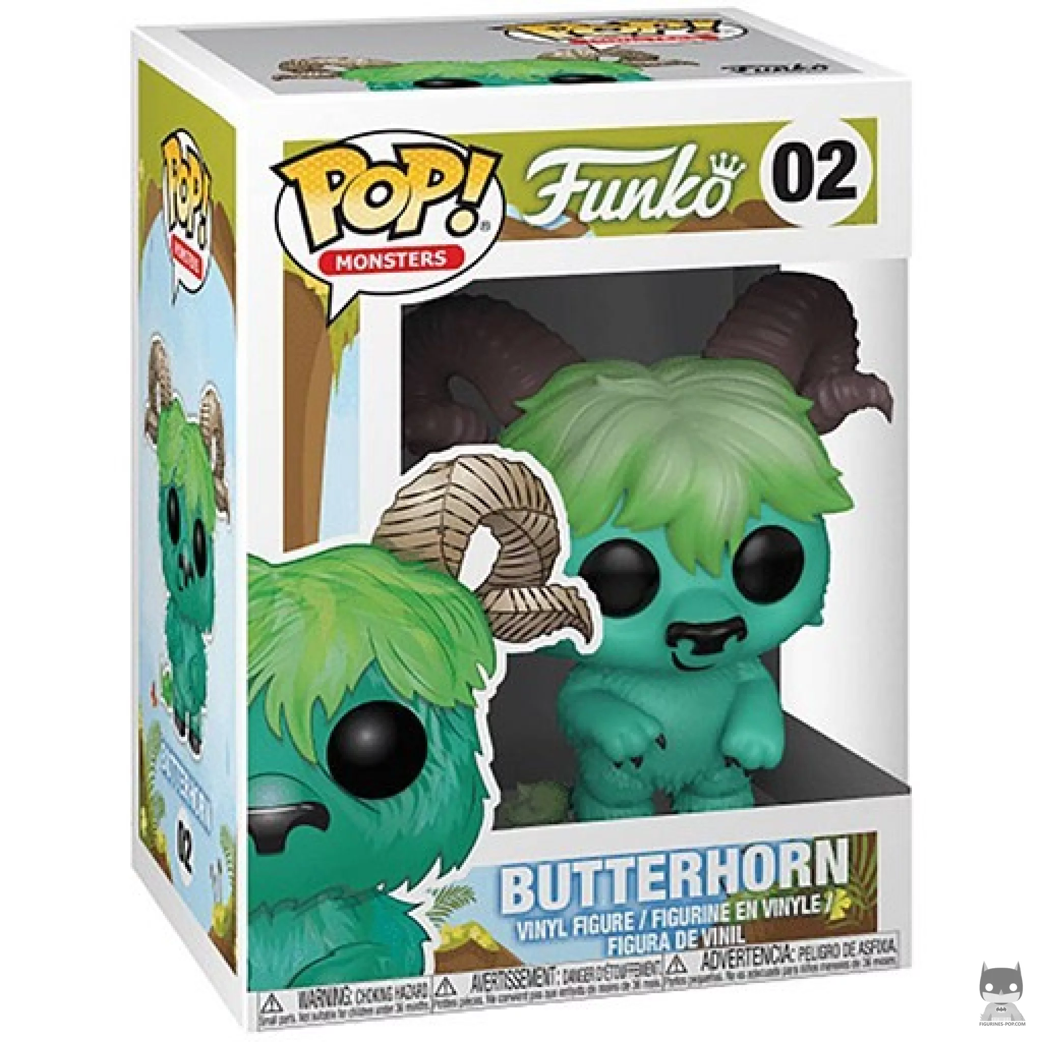 Butterhorn (Green) Funko Pop! figure in its box