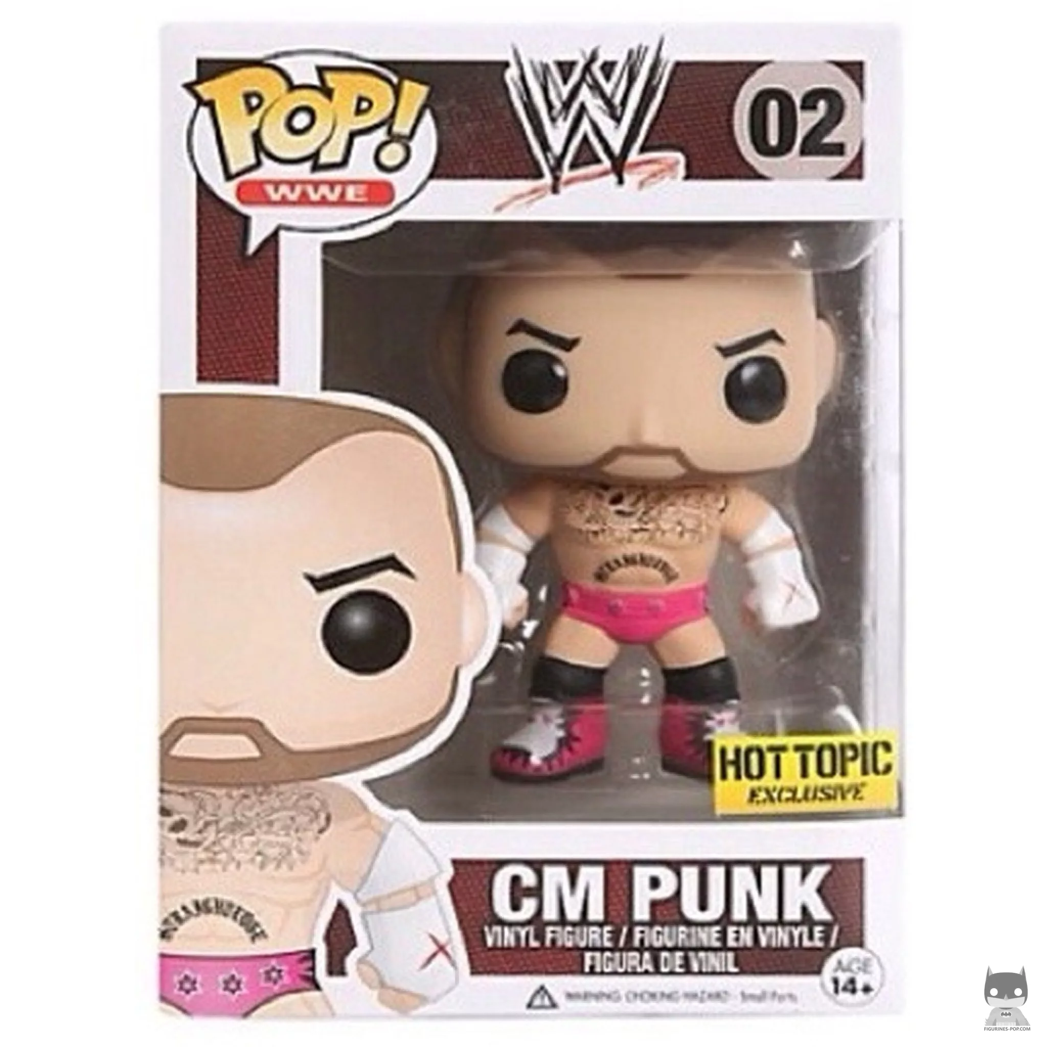 CM Punk Funko Pop! figure in its box