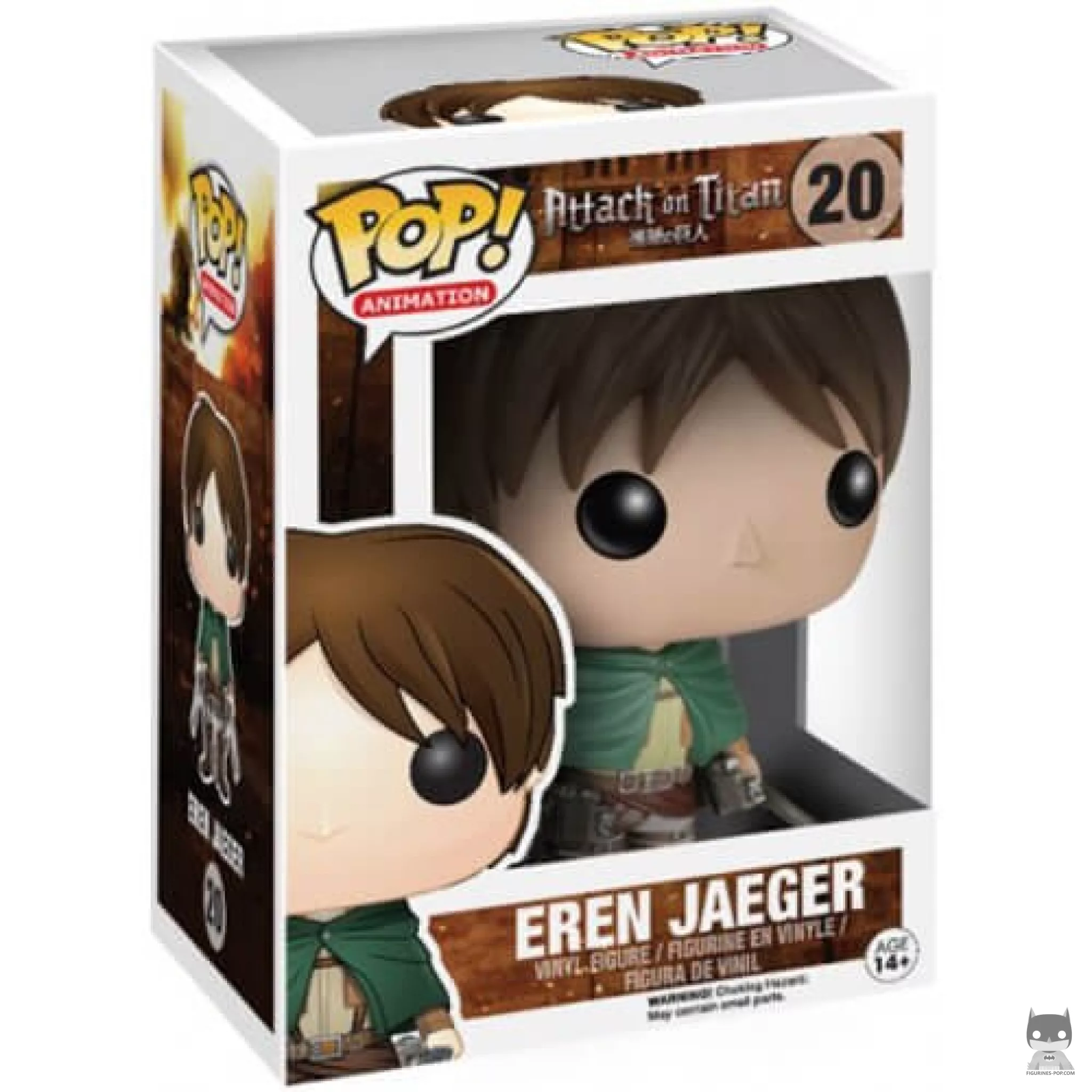 Eren Jaeger Funko Pop! figure in its box
