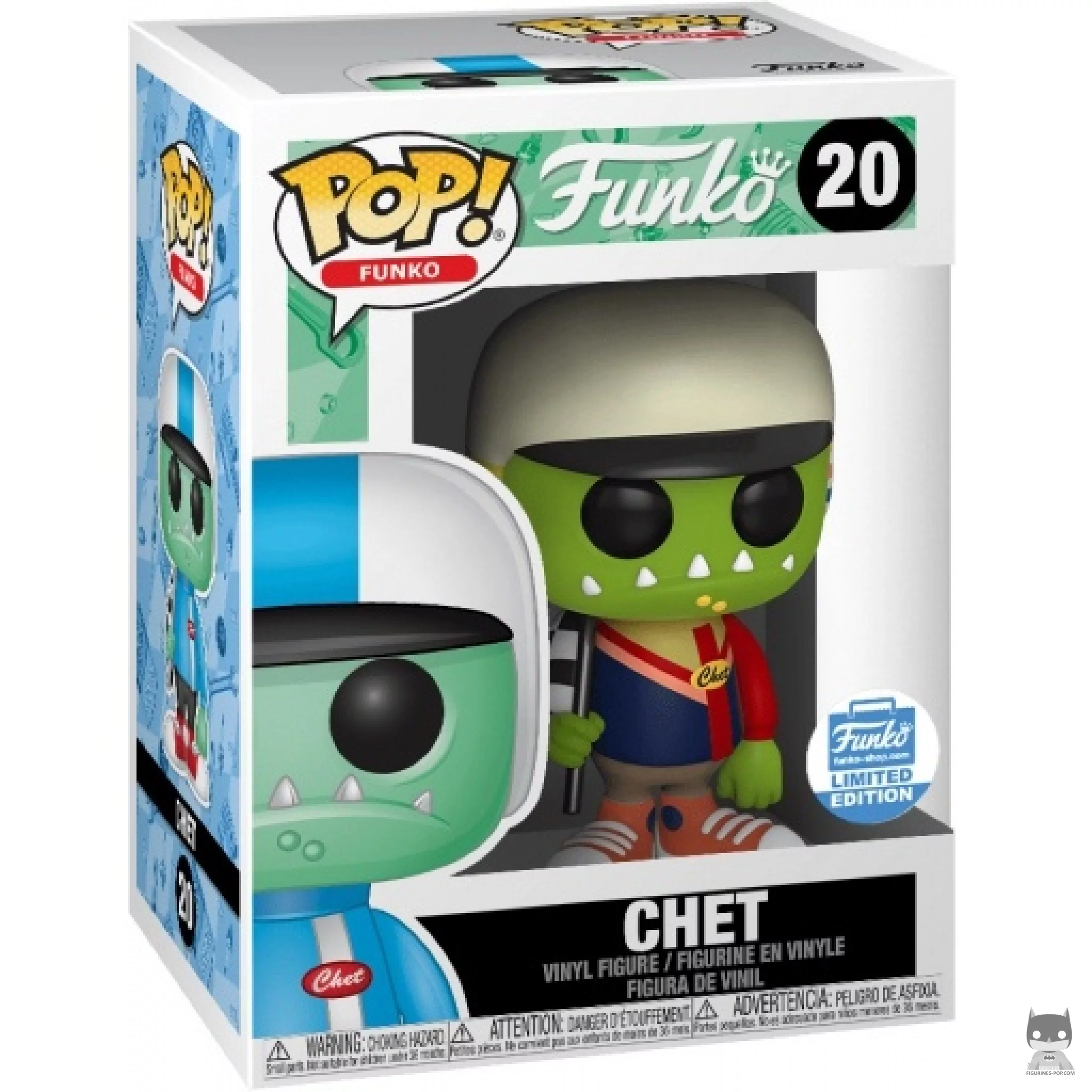 Chet (Green) Funko Pop! figure in its box