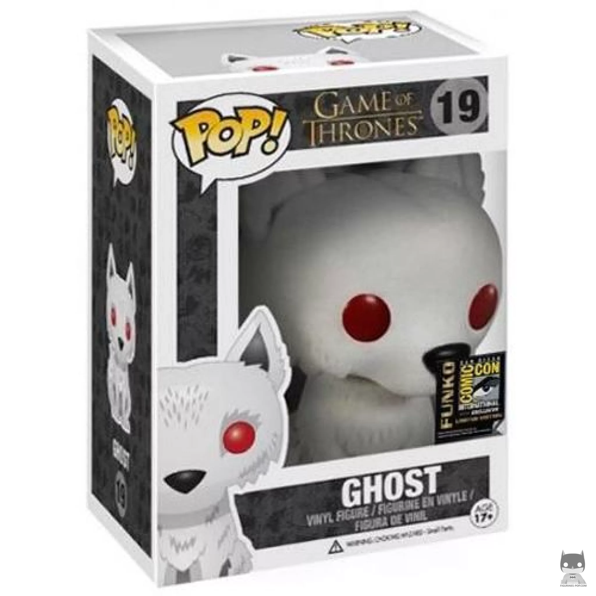 Ghost (Flocked) Funko Pop! figure in its box