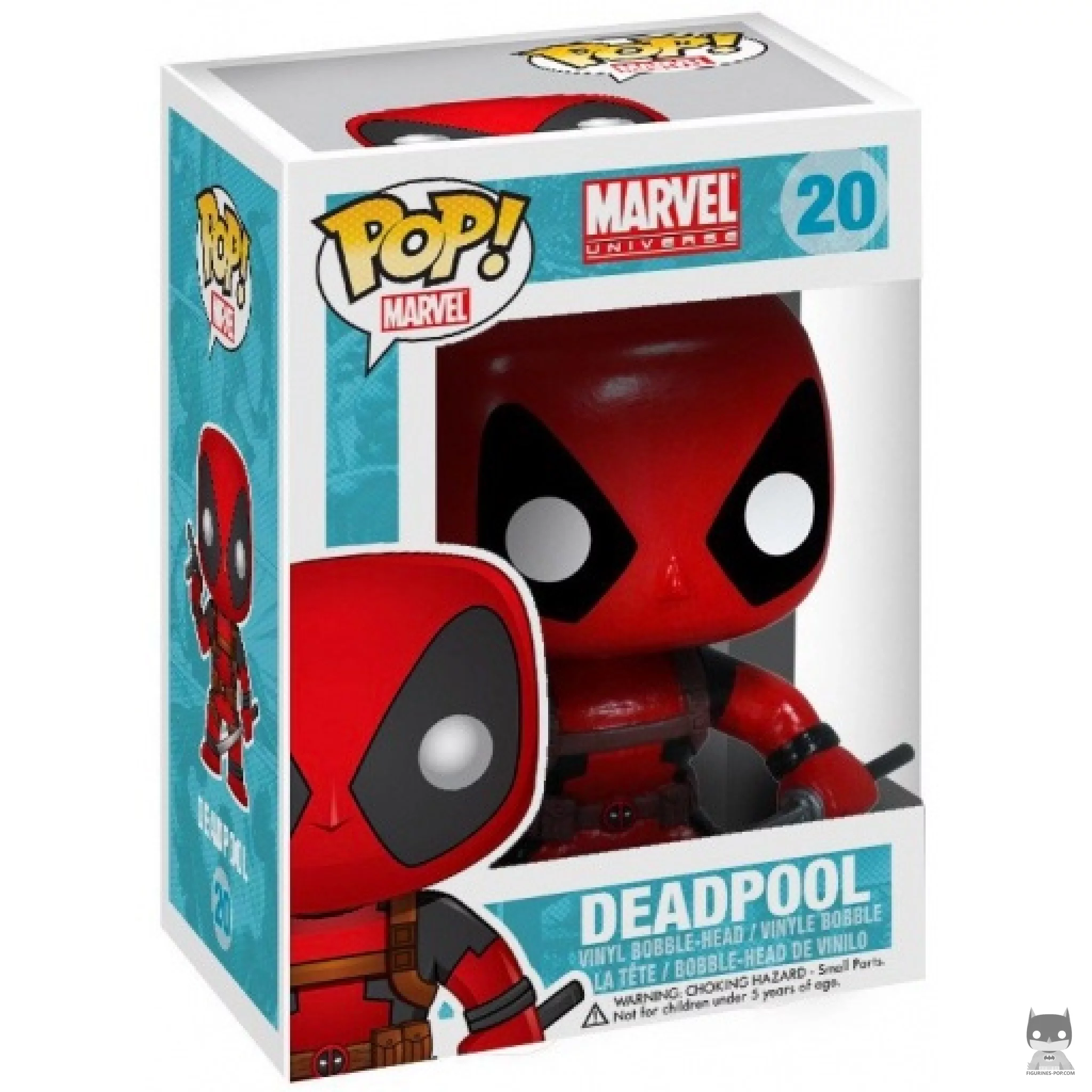 Deadpool (Glow in the Dark) Funko Pop! figure in its box
