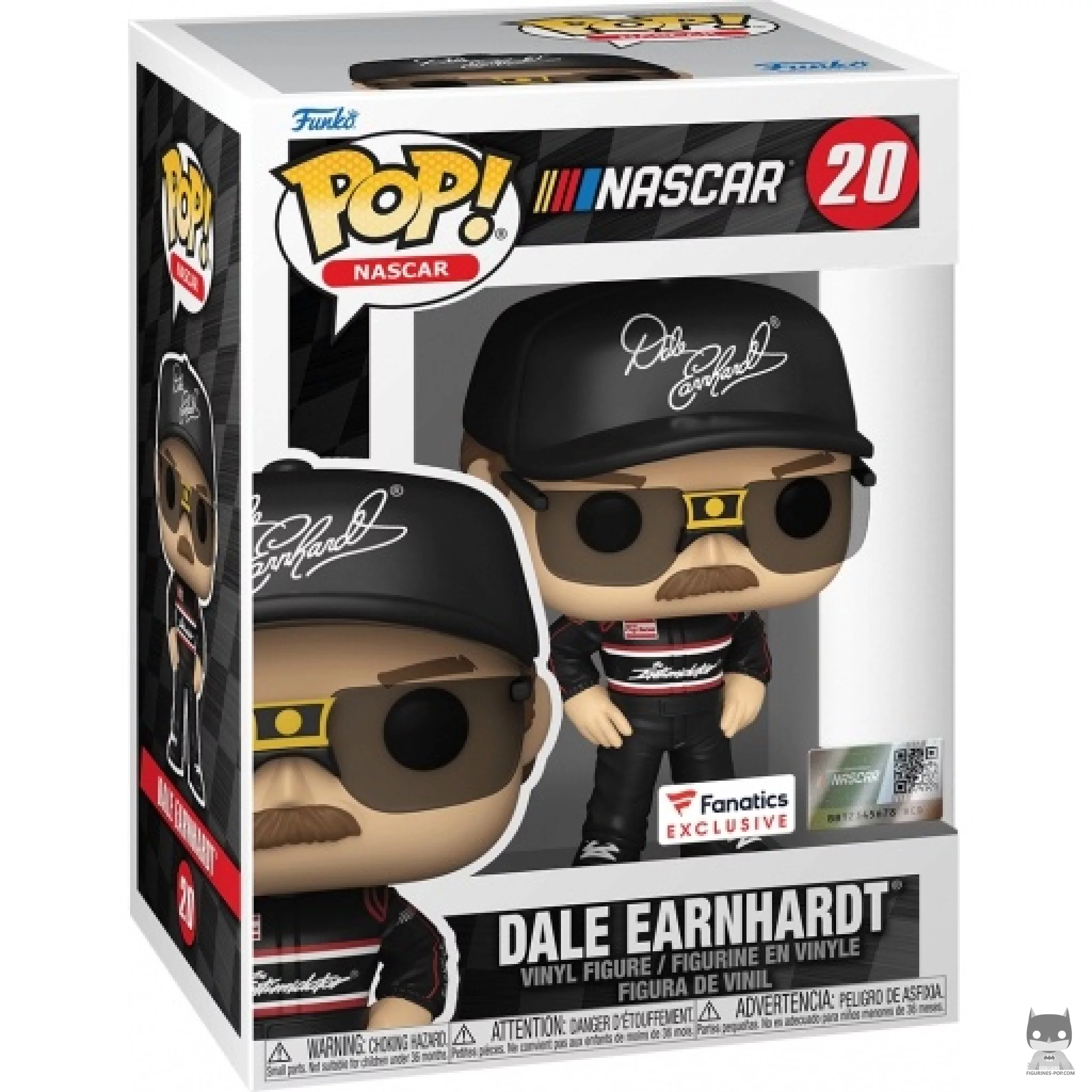 Dale Earnhardt Funko Pop! figure in its box