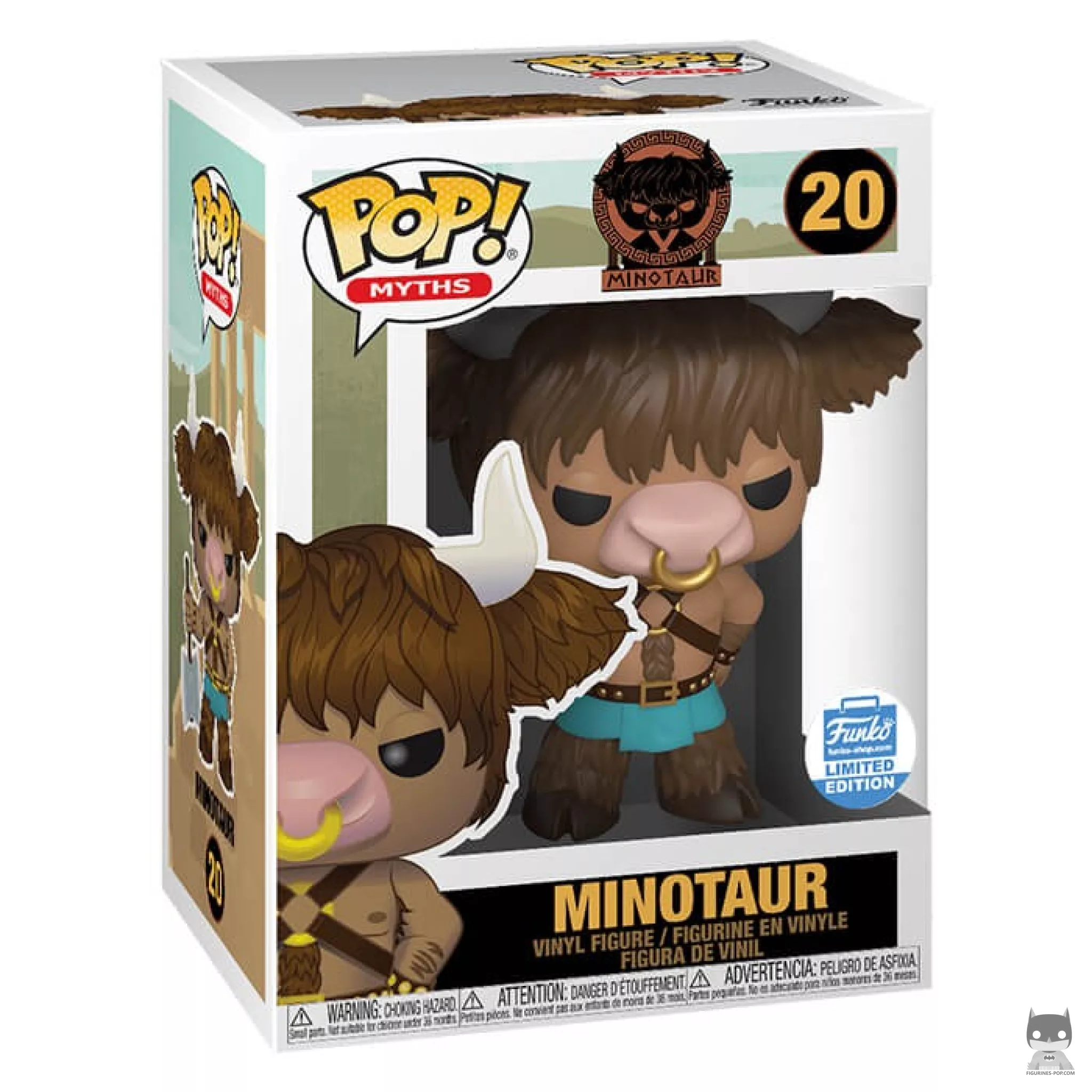 Minotaur Funko Pop! figure in its box