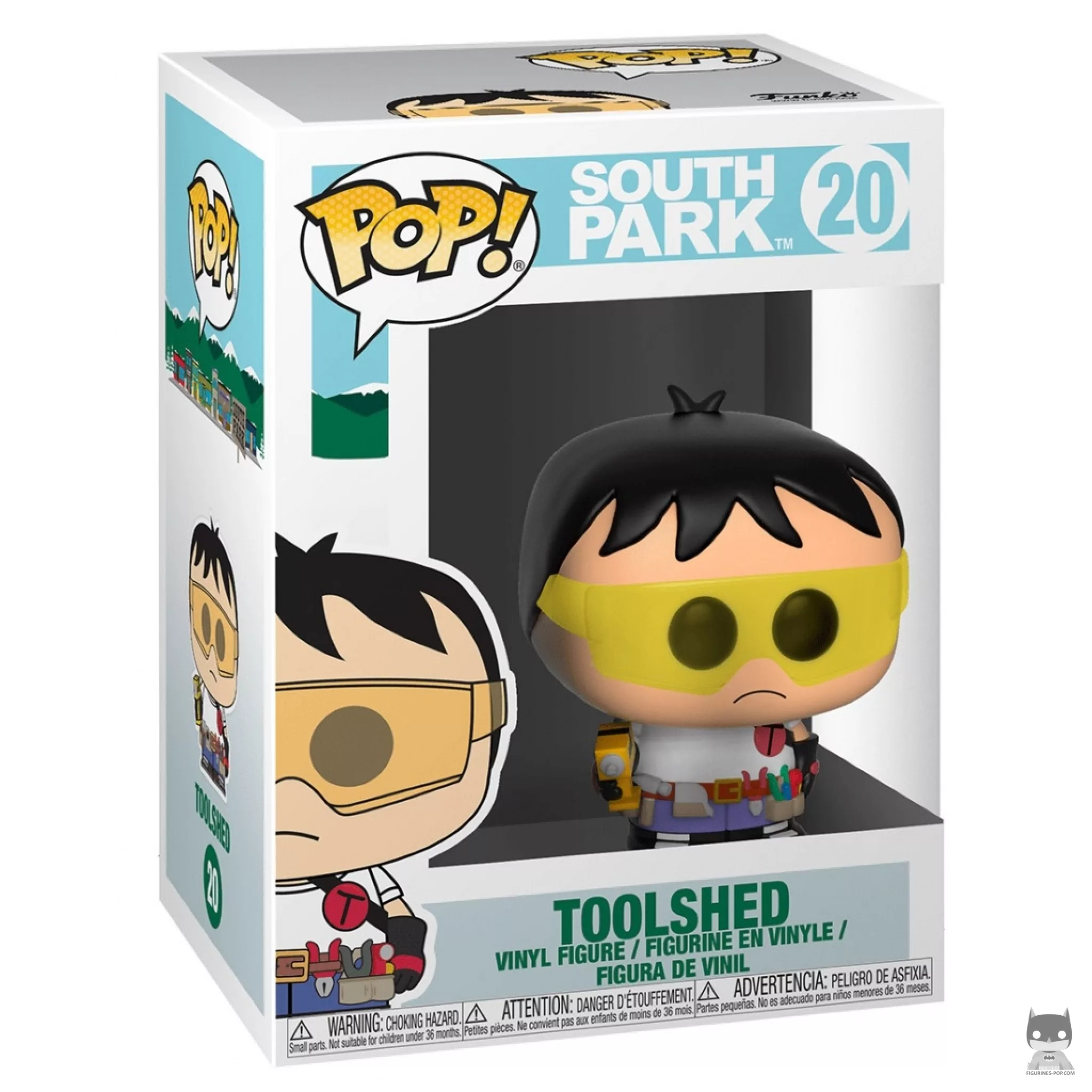 Toolshed Funko Pop! figure in its box