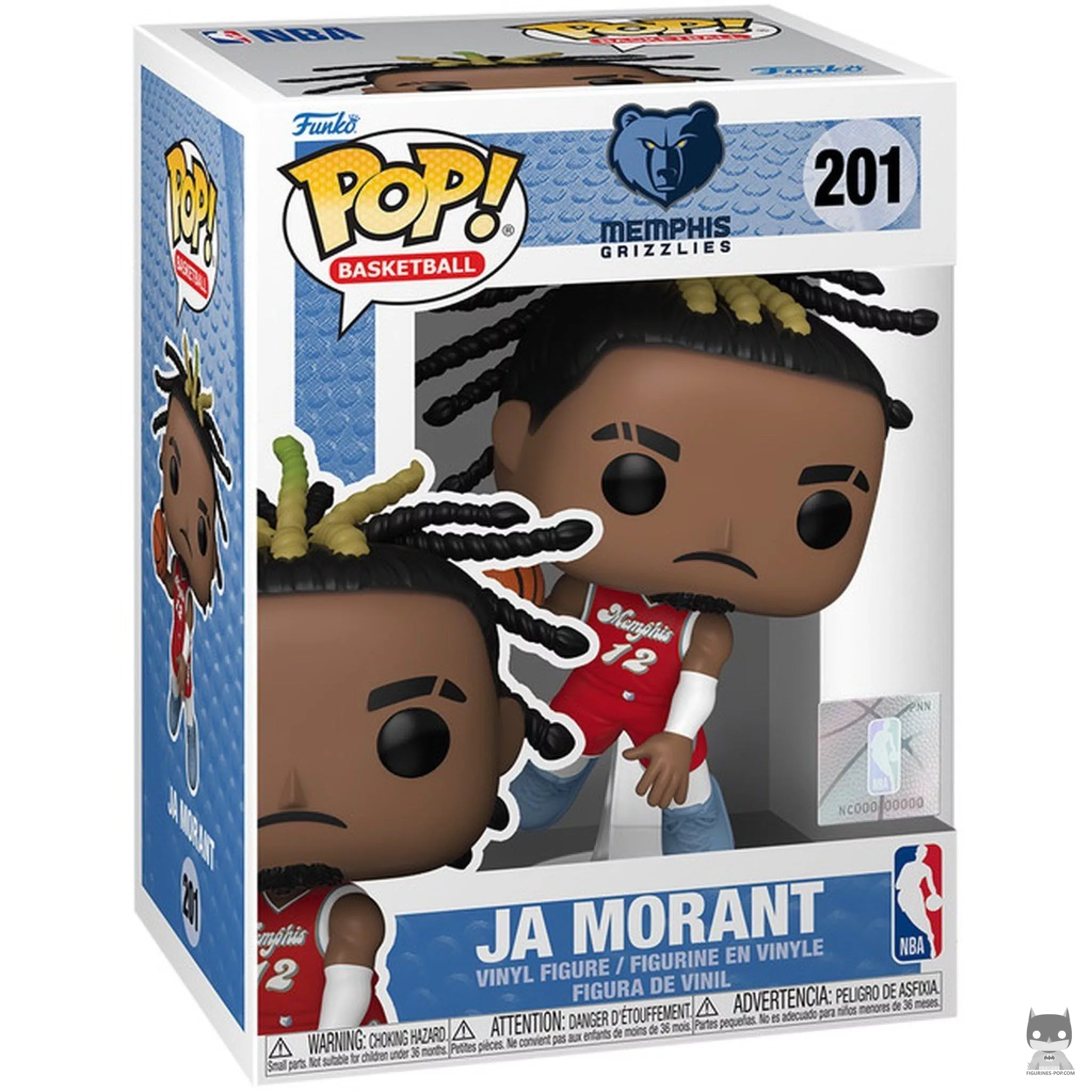 Ja Morant (2024 City Edition Uniform) Funko Pop! figure in its box