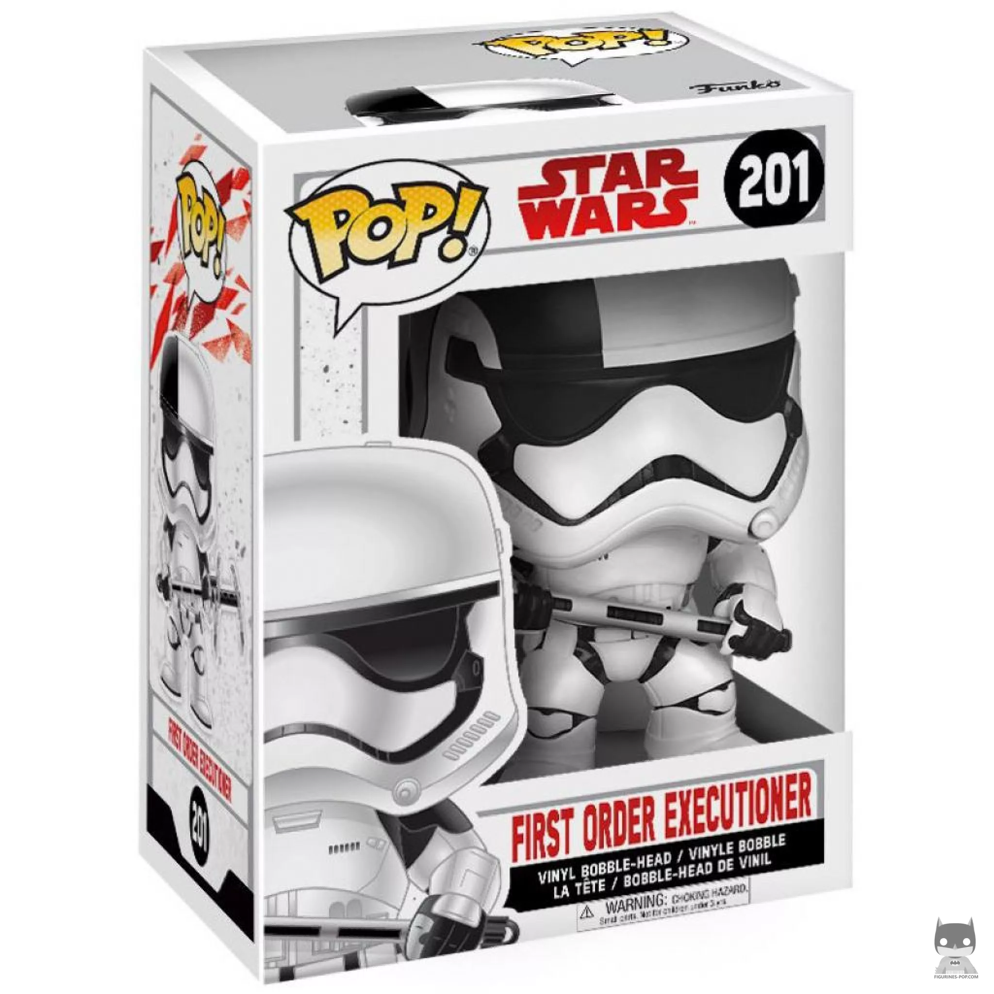 First Order Executioner Funko Pop! figure in its box