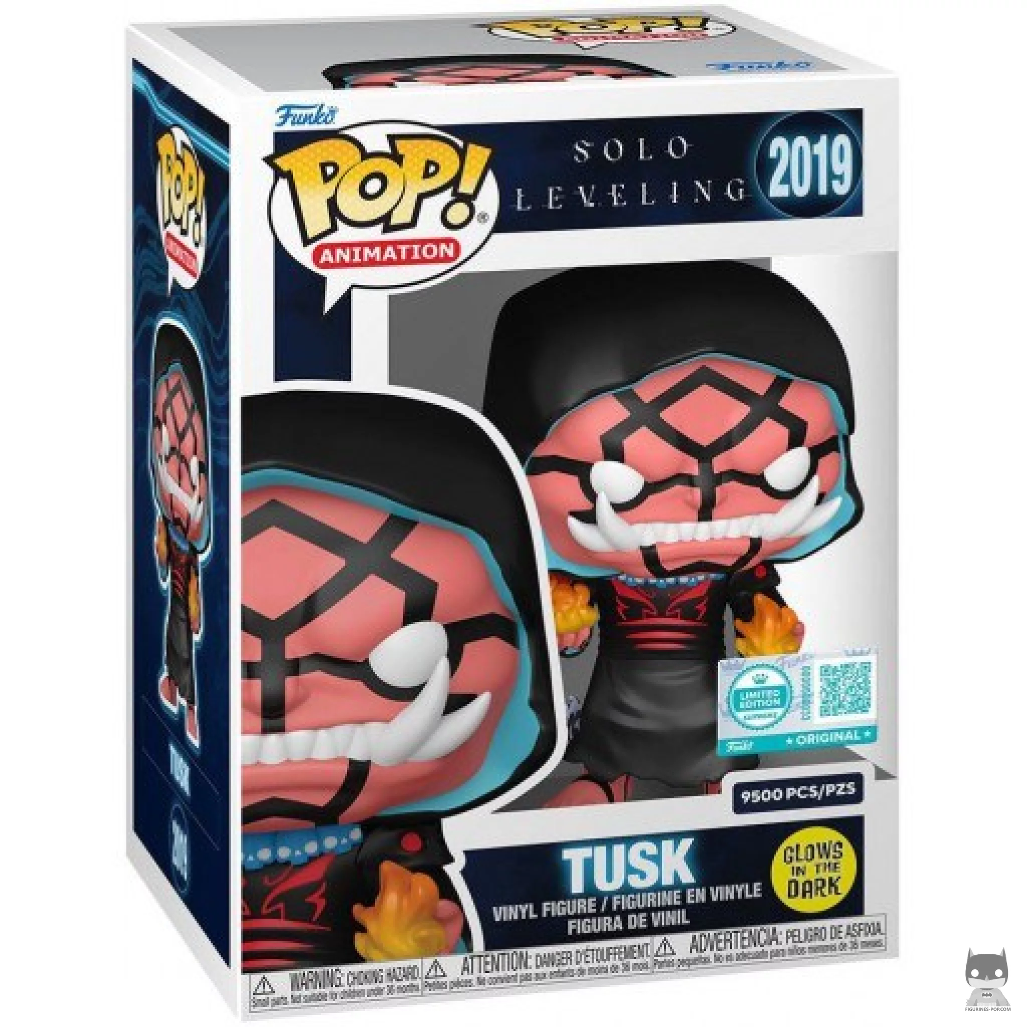 Tusk (Glow in the Dark) Funko Pop! figure in its box