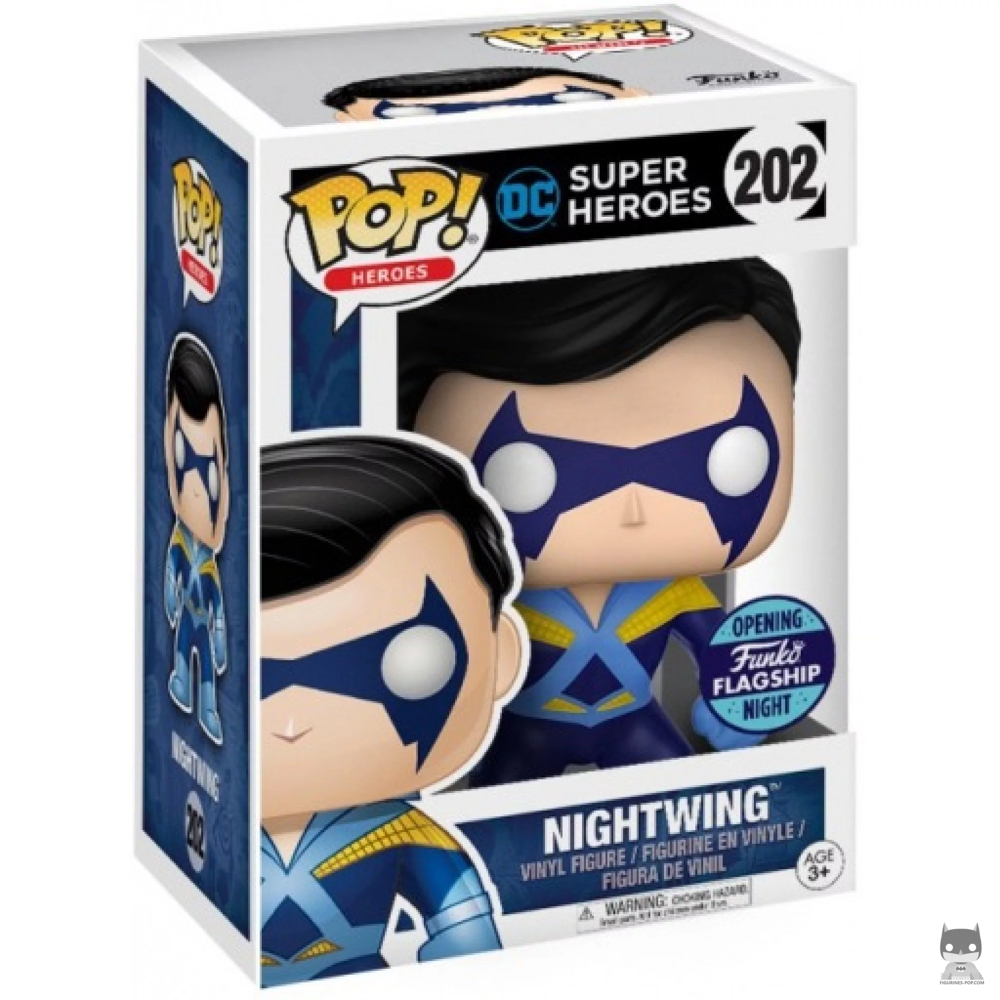 Nightwing Disco Funko Pop! figure in its box