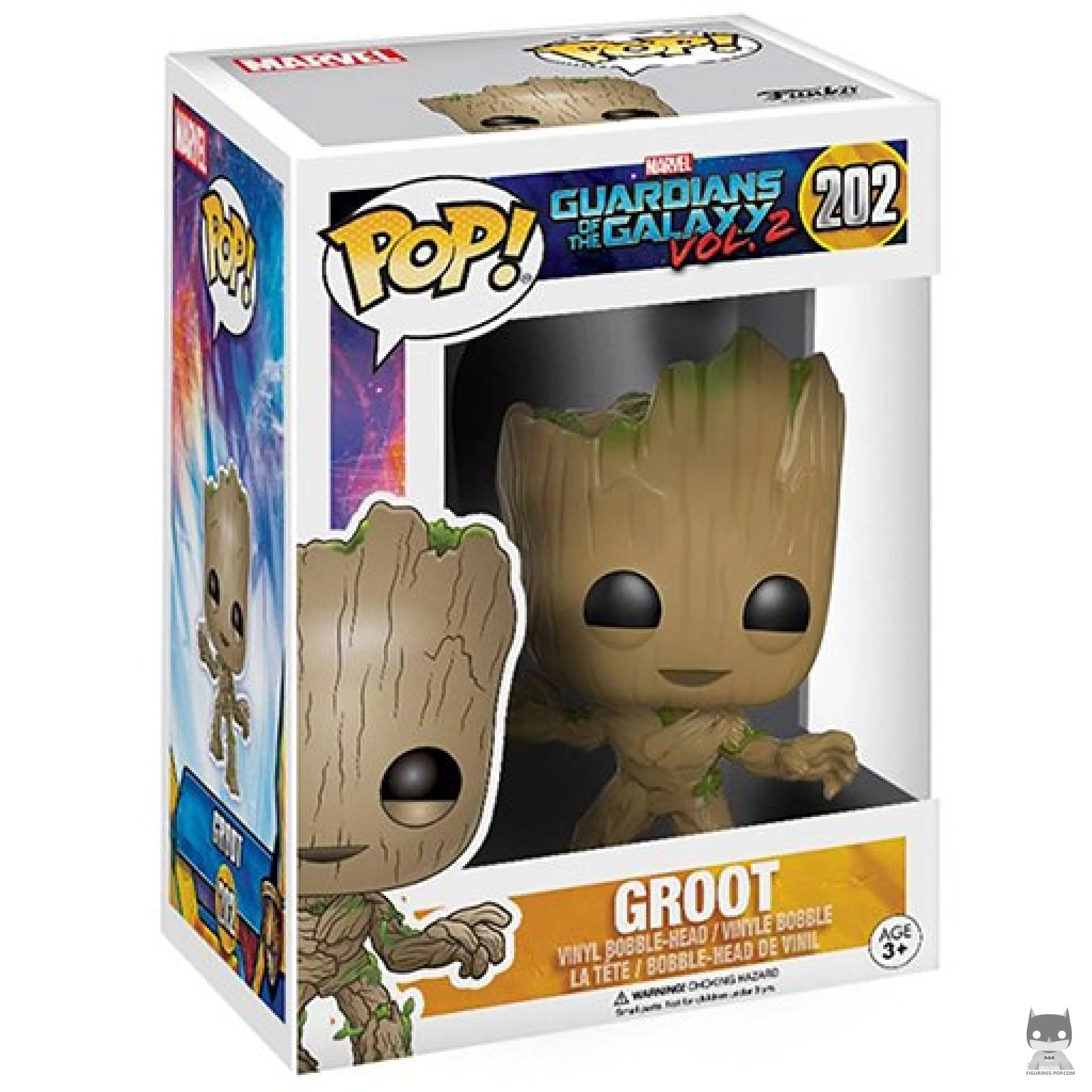 Groot Funko Pop! figure in its box