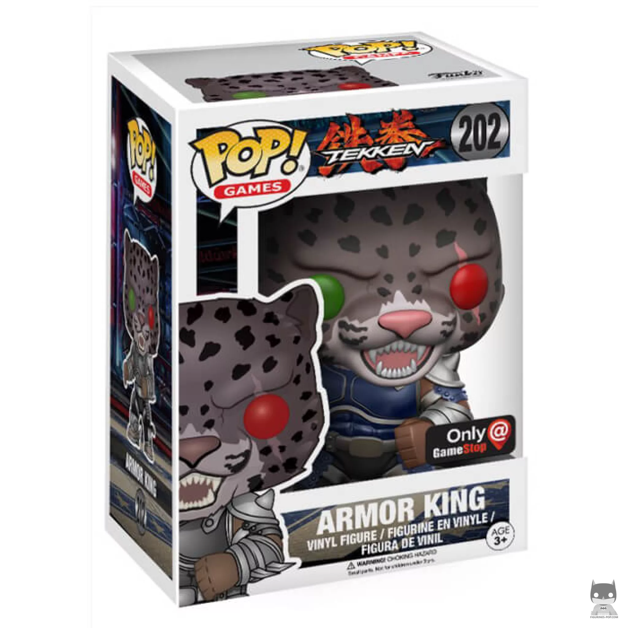 Armor King (Blue) Funko Pop! figure in its box